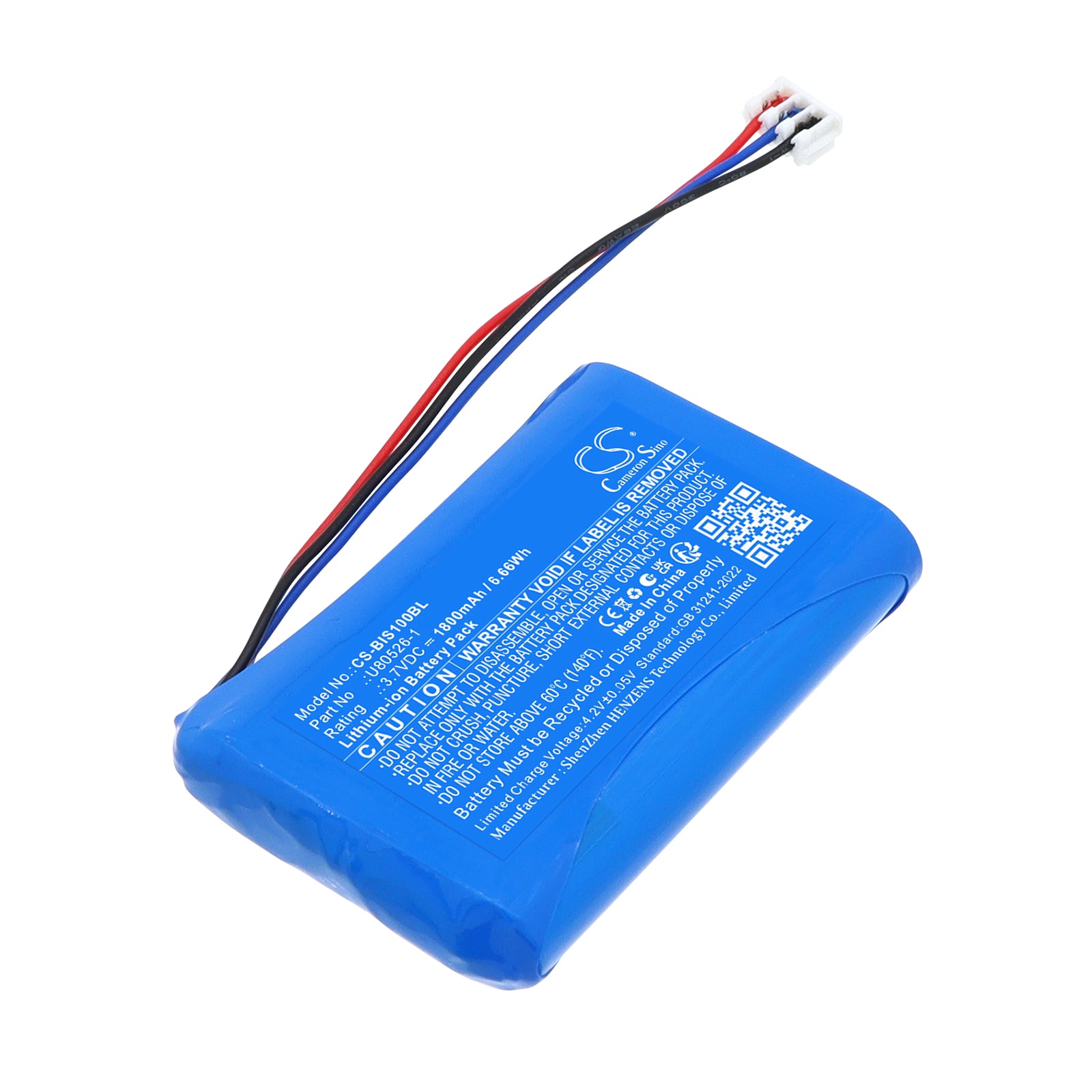Batteri til fjernkontroll for kran til Tyro Indus 1S Wireless E-stop