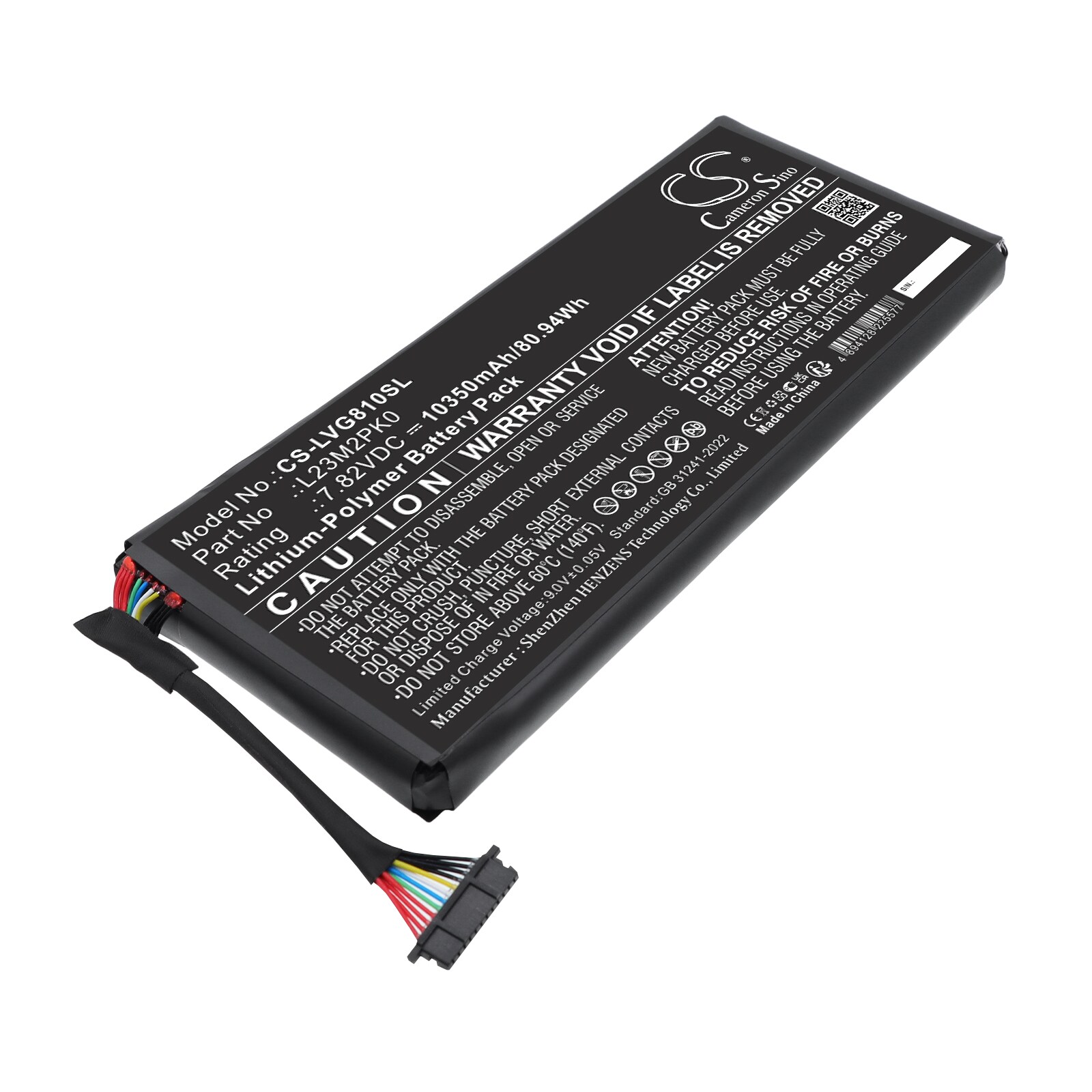 Batteri til spillkonsoll for Lenovo Legion Go 8APU1