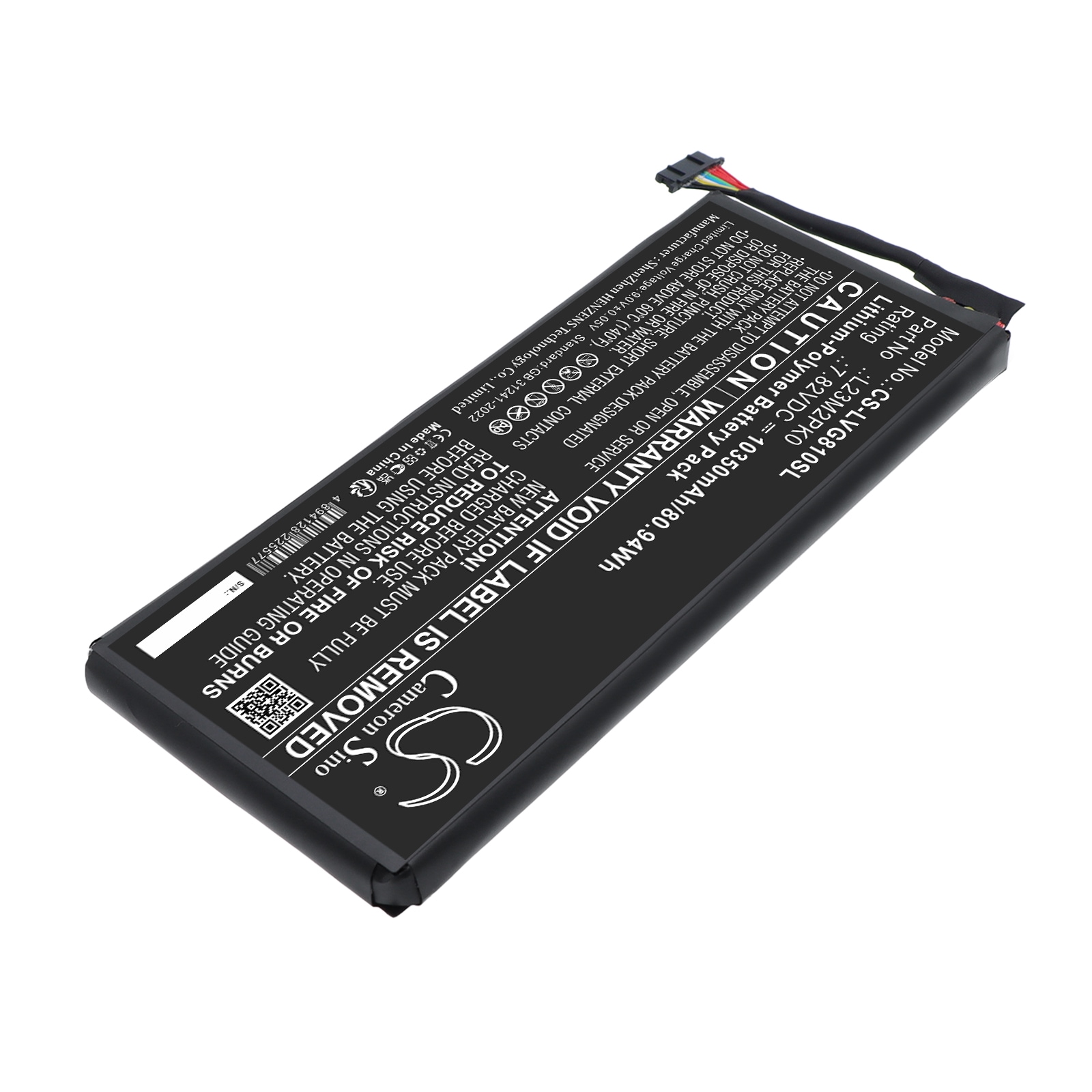 Batteri til spillkonsoll for Lenovo Legion Go 8APU1