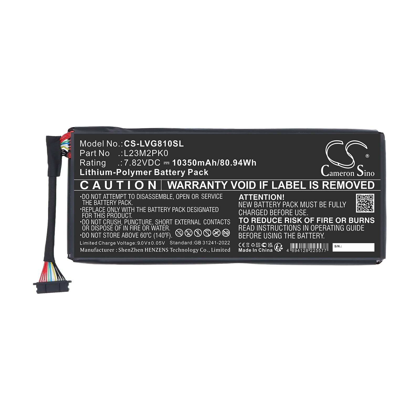 Batteri til spillkonsoll for Lenovo Legion Go 8APU1