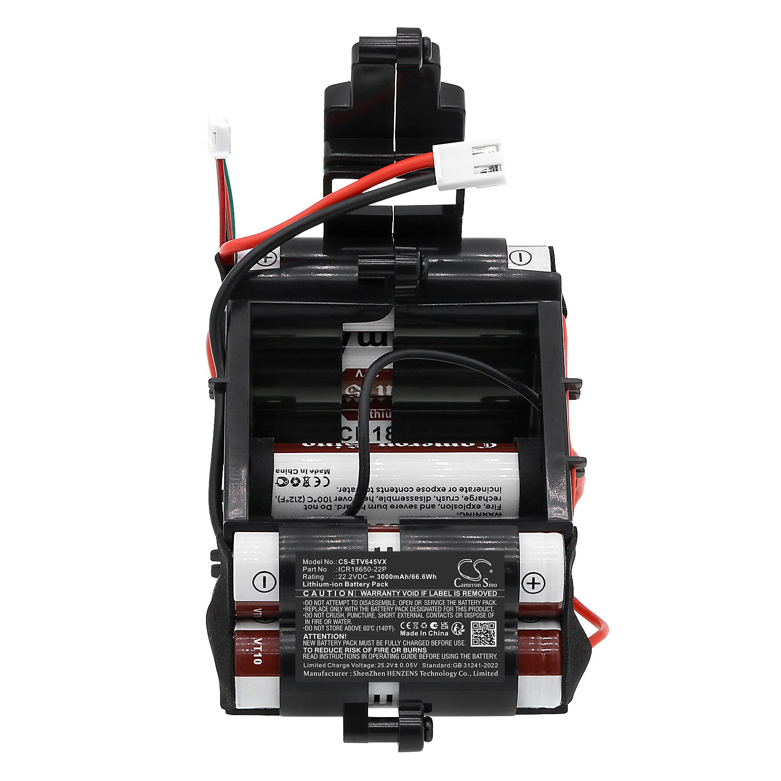 Batteri til støvsuger for ETA 3447 Dasty, 5449 Moneto, 5449 Moneto Aqua Plus m.fl.