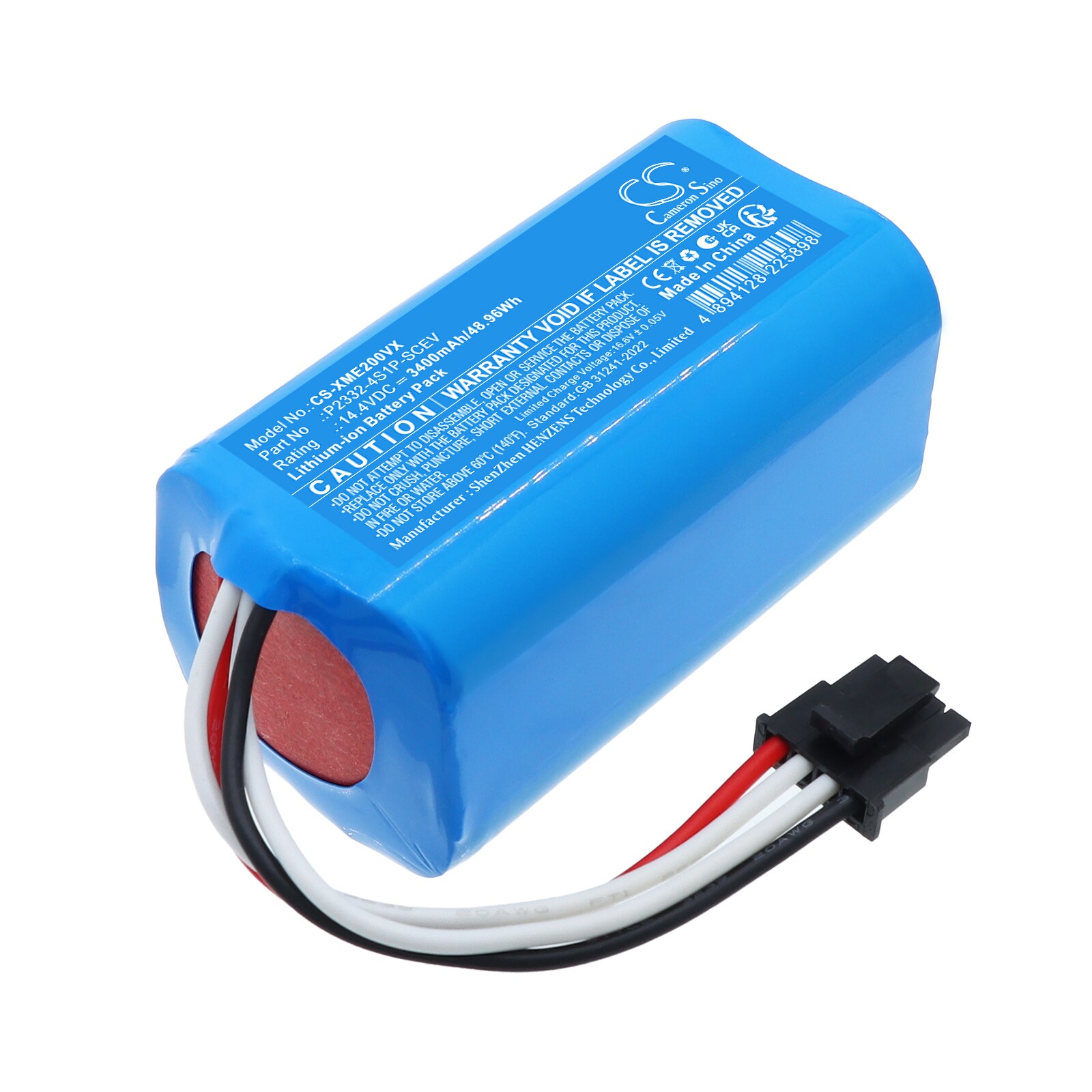 Batteri til støvsuger for Xiaomi  ‎BHR8629EU,  BHR8629EU,  BHR9664EU m.fl.