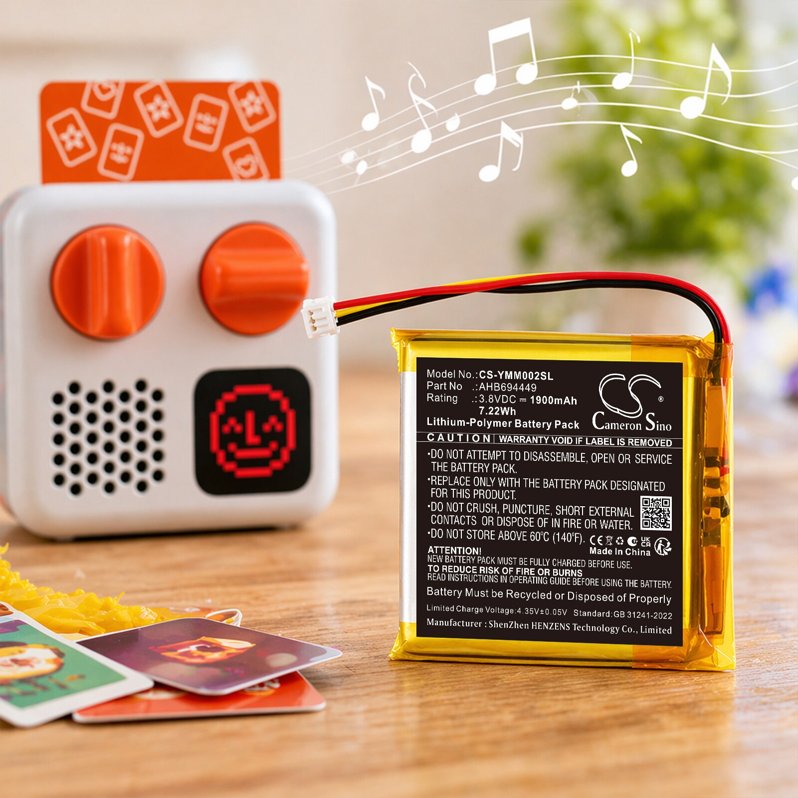 Batteri til Yoto YM002-foredragsholder, Mini 2024
