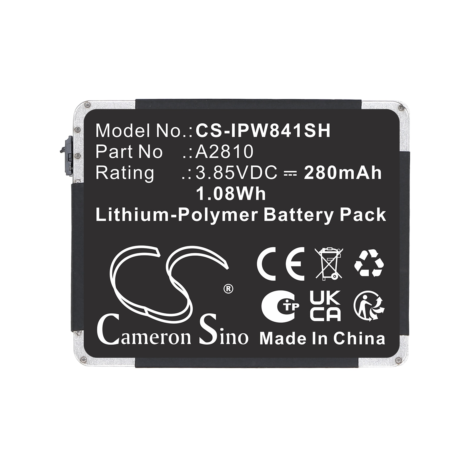 Batteri til Apple-smartklokke  A2770,  A2772,  A2773 m.fl.