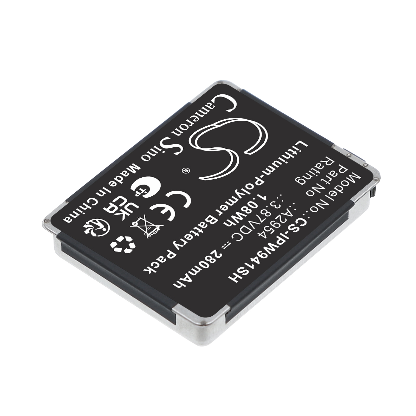Batteri til Apple-smartklokke MR913LL/A, Watch Series S9 41 mm