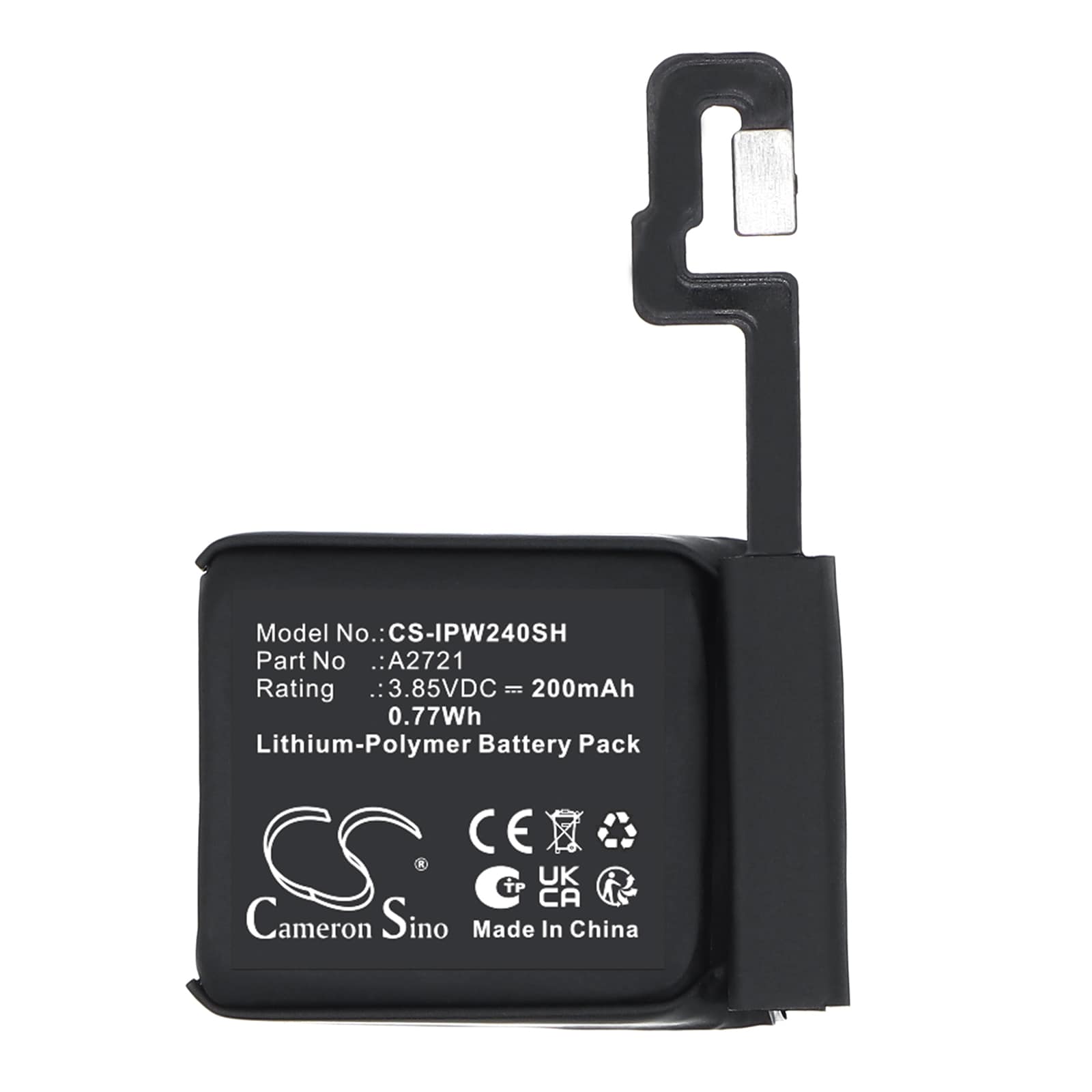Batteri til smartklokke for Apple Watch SE 2 40 mm