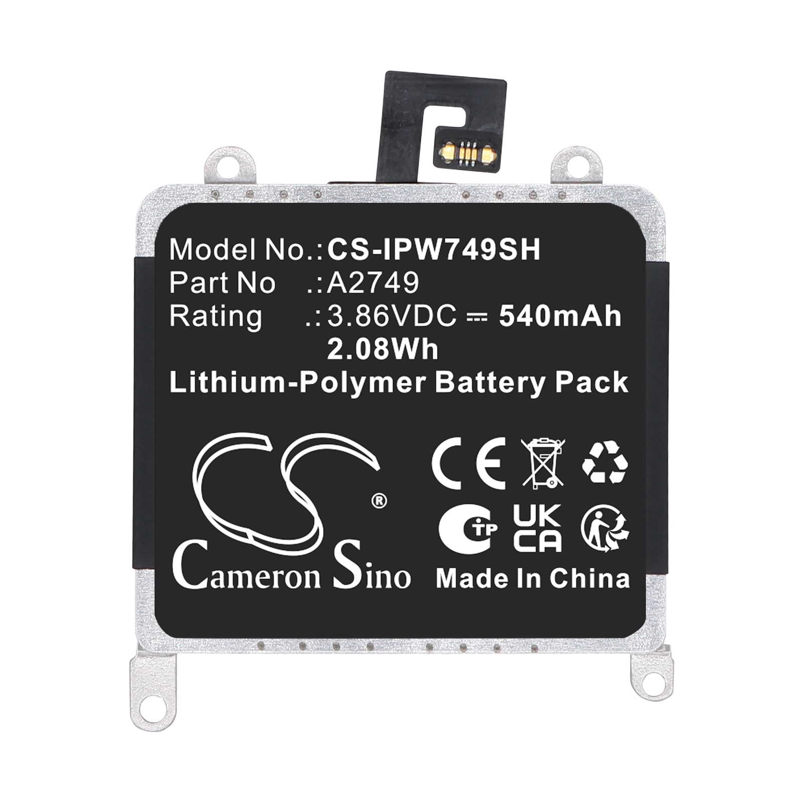 Batteri til Apple-smartklokke  A285,  A2622,  A2684 m.fl.