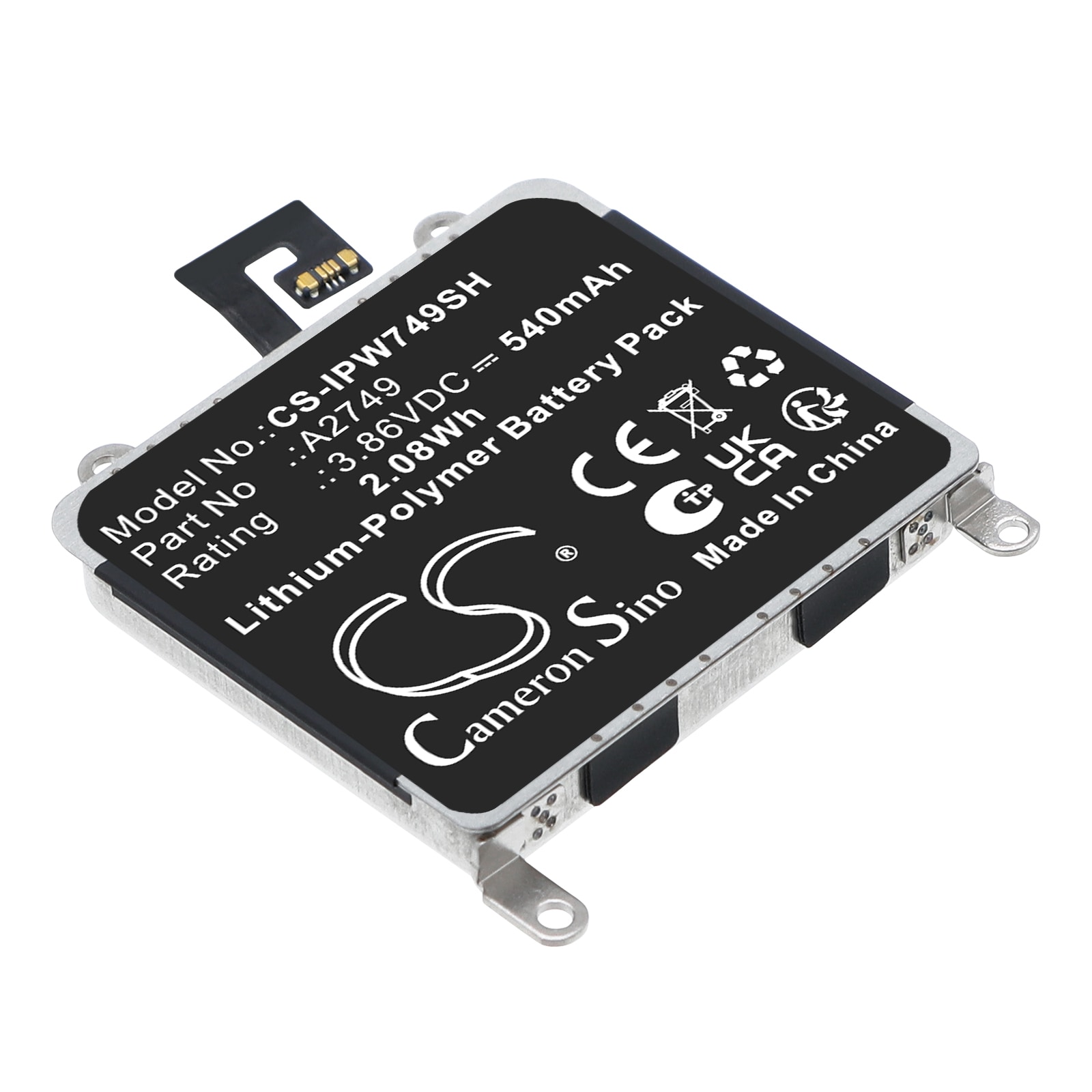 Batteri til Apple-smartklokke  A285,  A2622,  A2684 m.fl.