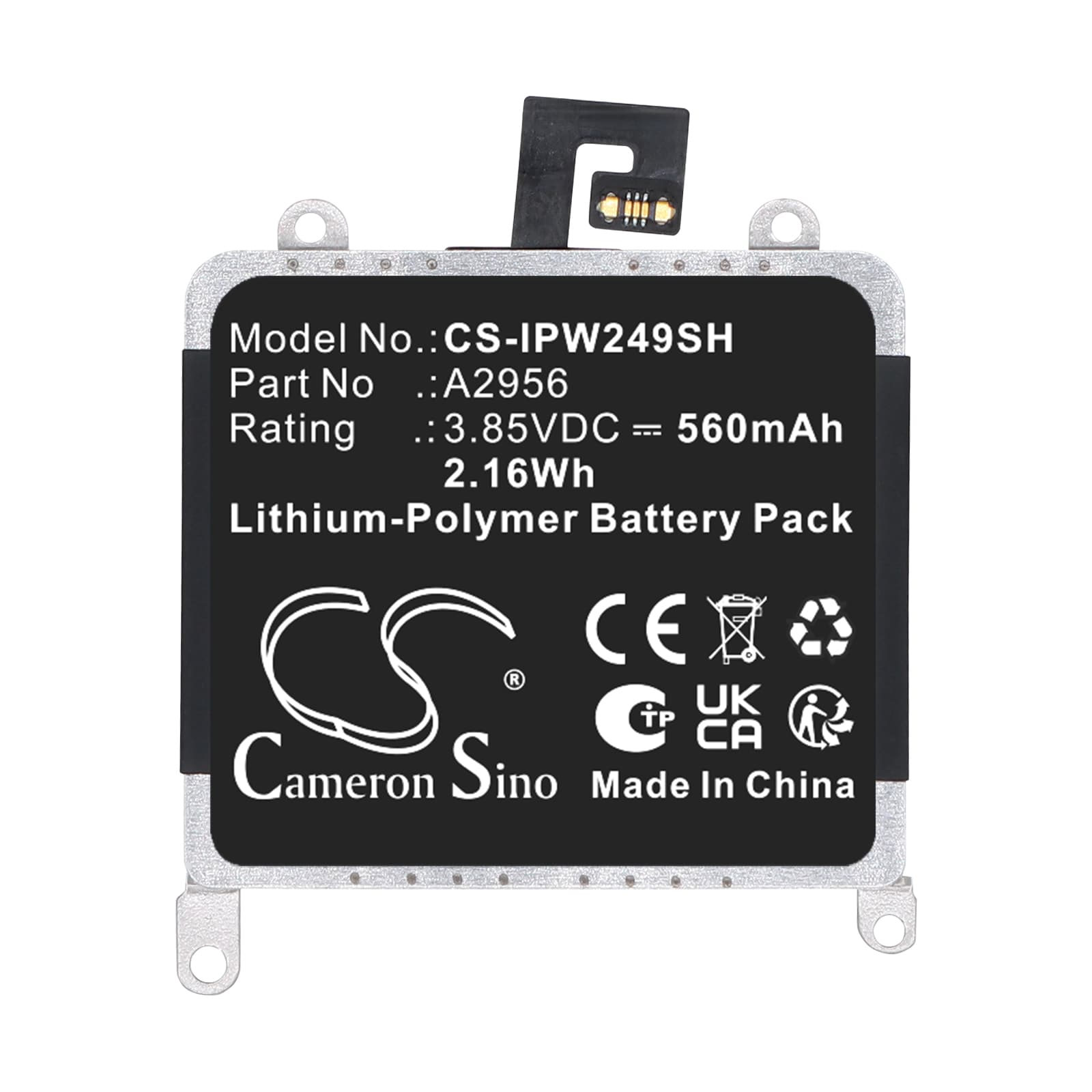 Batteri til Apple-smartklokke  A2686,  A2887, Watch Ultra 2 m.fl.