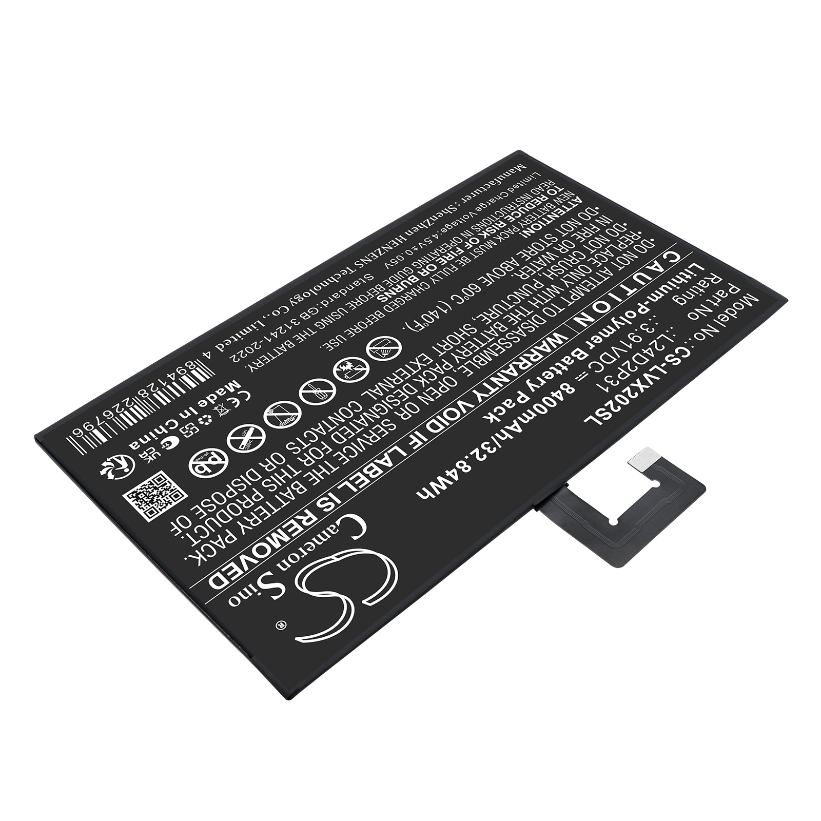 Batteri til nettbrett for Lenovo XiaoXin Pad Pro 2024
