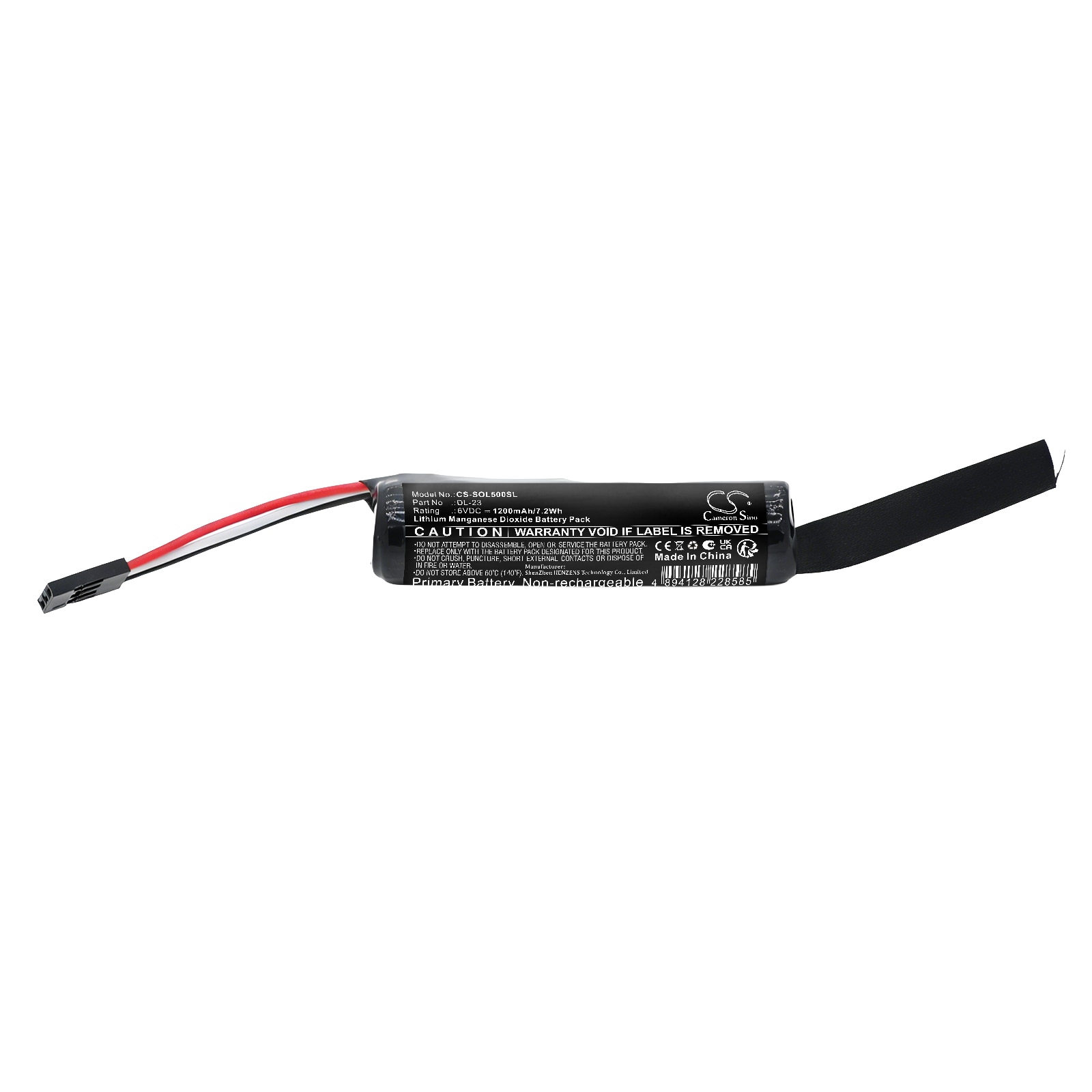 Batteri til Smart Home for Omnilock ES682DU, OM250TL, OM250TL/K m.fl.