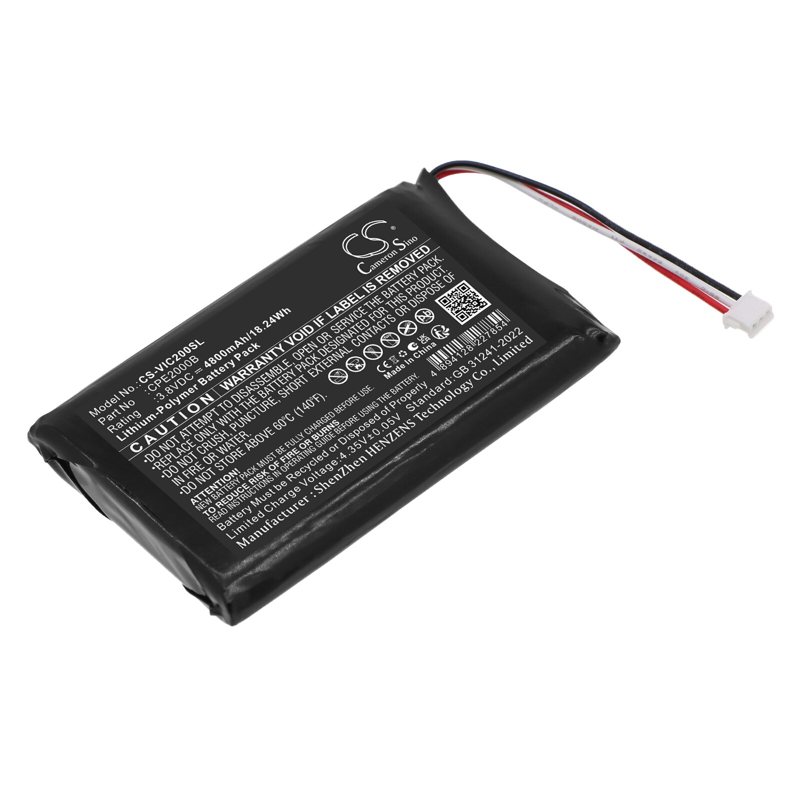 Batteri til hotspot for VIDA CPE2000B 4G LTE CPE-ruter