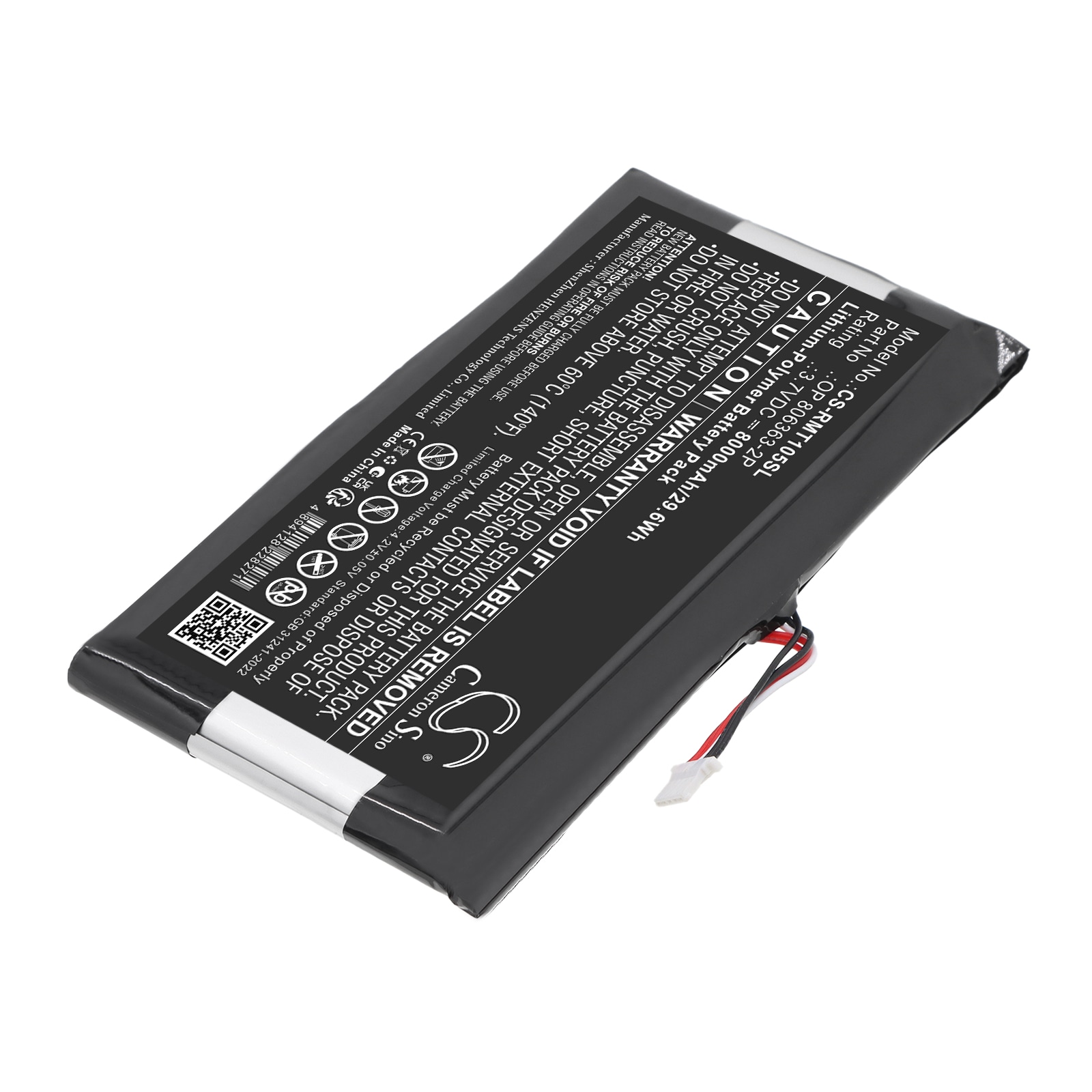 Batteri til GPS, navigasjonssystem for RAND McNally TND-1050