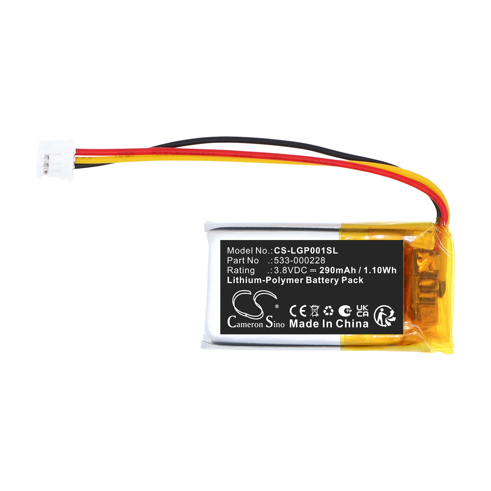 Batteri til tastatur og mus for Logitech G Pro X Superlight 2 Gaming Mouse