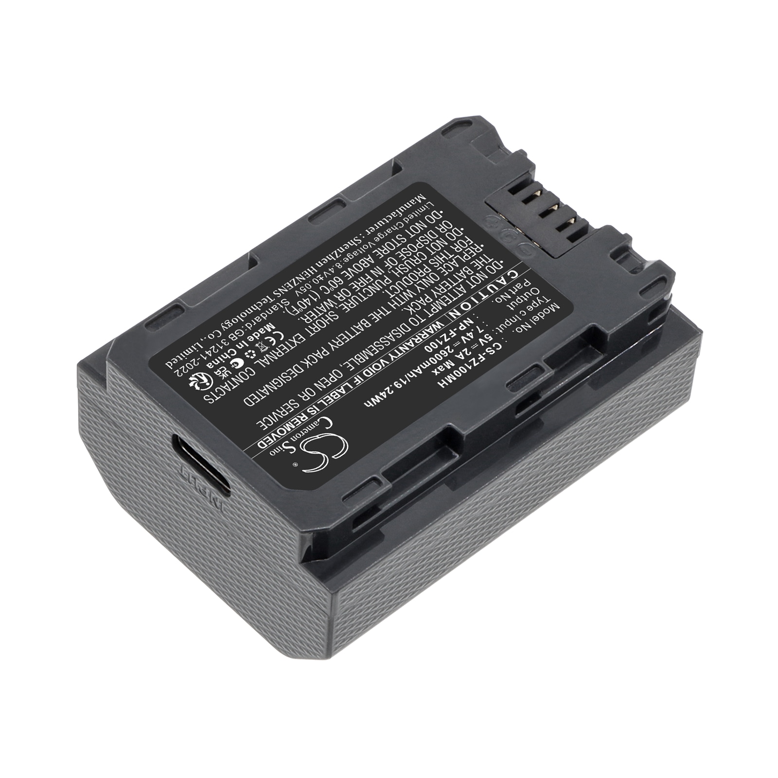 Batteri til kamera for Sony A7 Mark 3, A7R Mark 3, Alpha 1 m.fl.