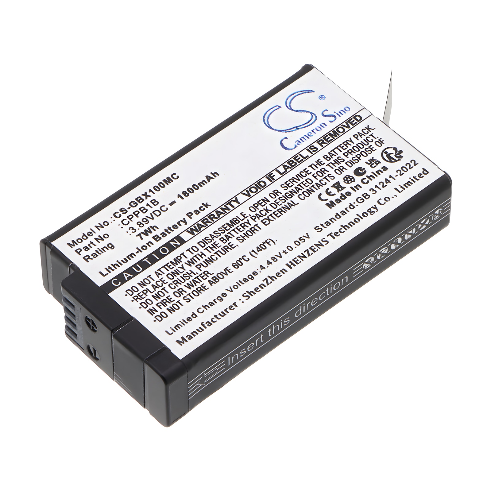 Batteri til GoPro Max 2-kamera, MAX2