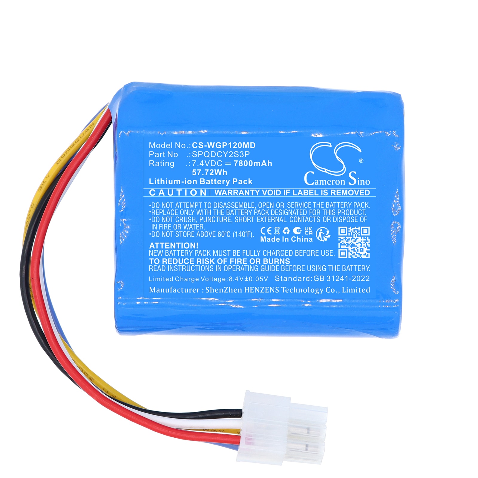Batteri til medisinsk utstyr for WEGO P12n, Surpass P12N