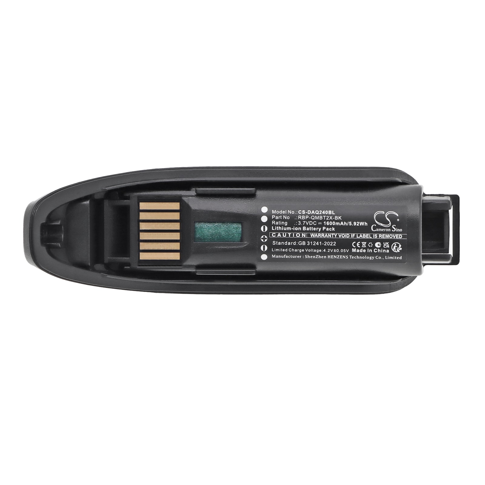 Batteri til strekkodeleser for Datalogic QBT2131, QBT2400, QBT2430 m.fl.