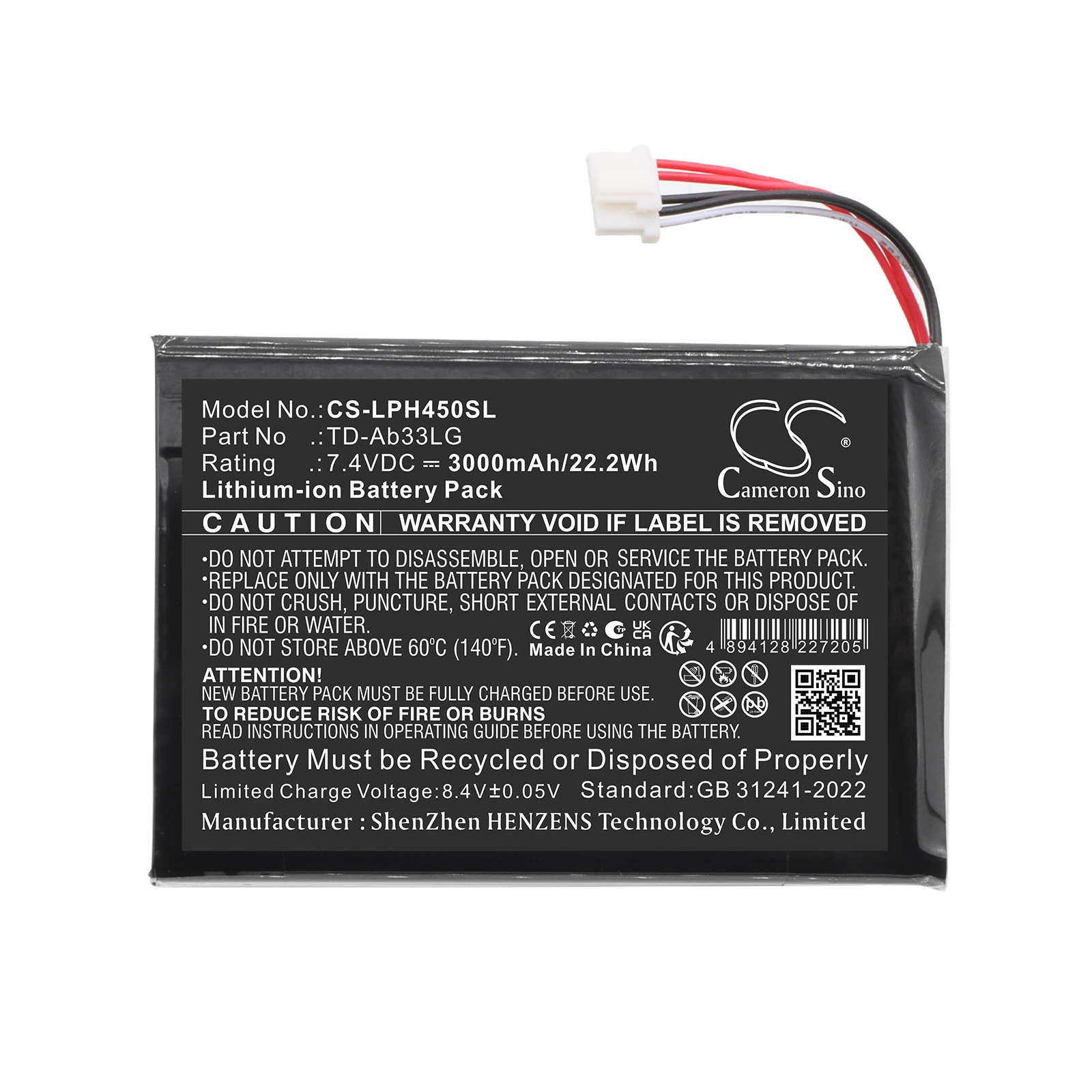 Batteri til projektor for LG PH450U, PH450UG