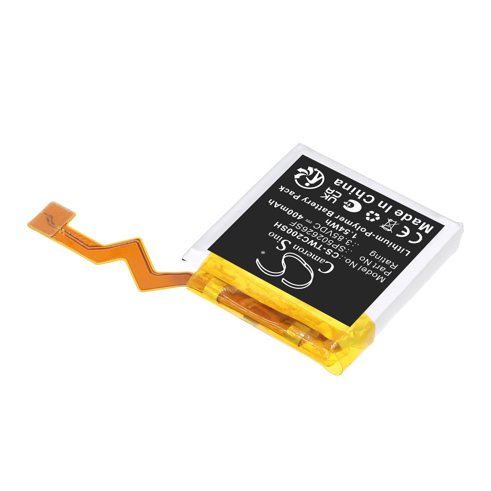 Batteri til smartklokke for Ticwatch C2