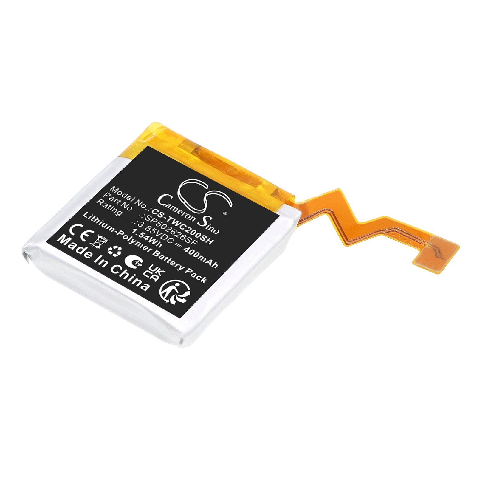 Batteri til smartklokke for Ticwatch C2