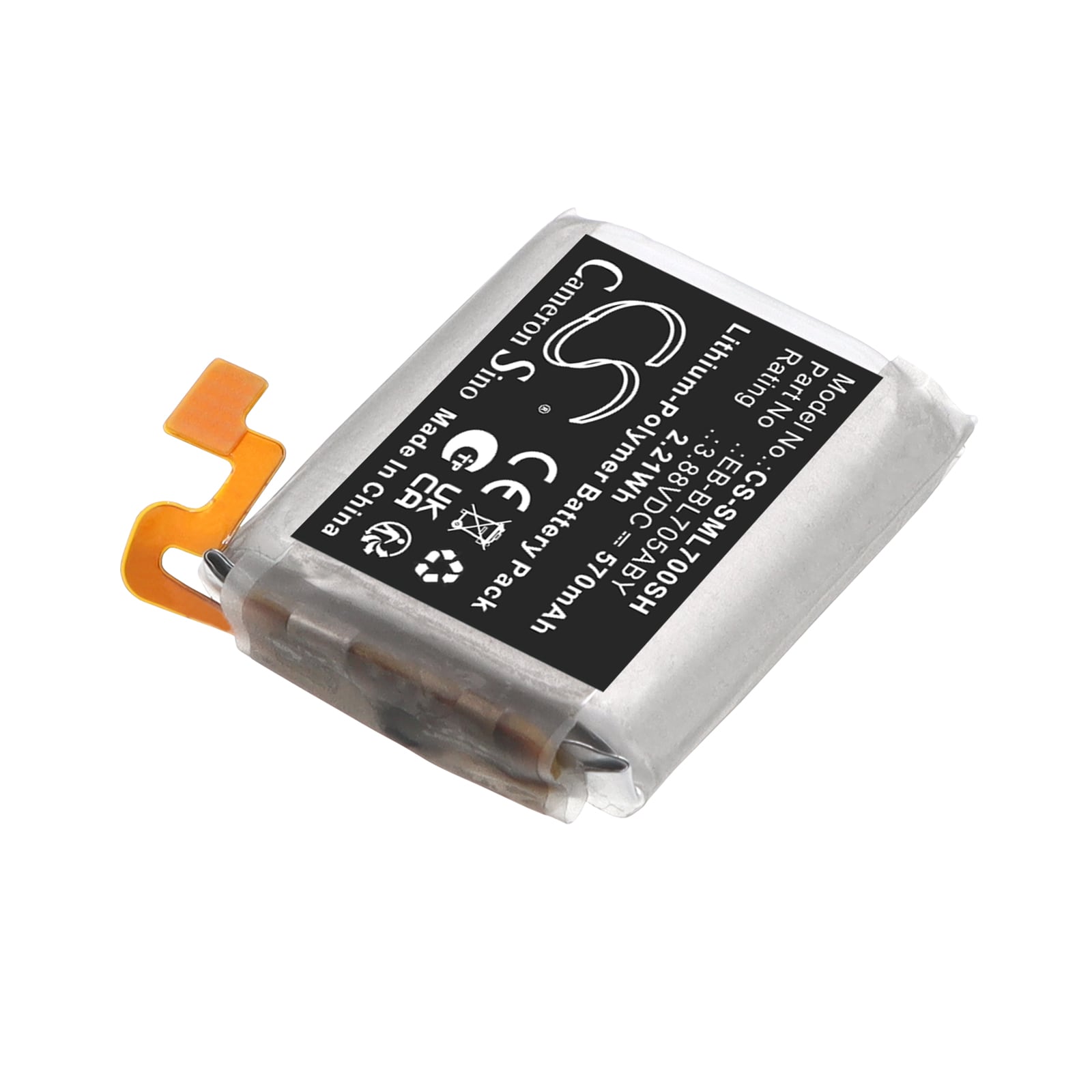 Batteri til smartklokke for Samsung Galaxy Watch 7 Ultra 47 mm, SM-L705F m.fl.