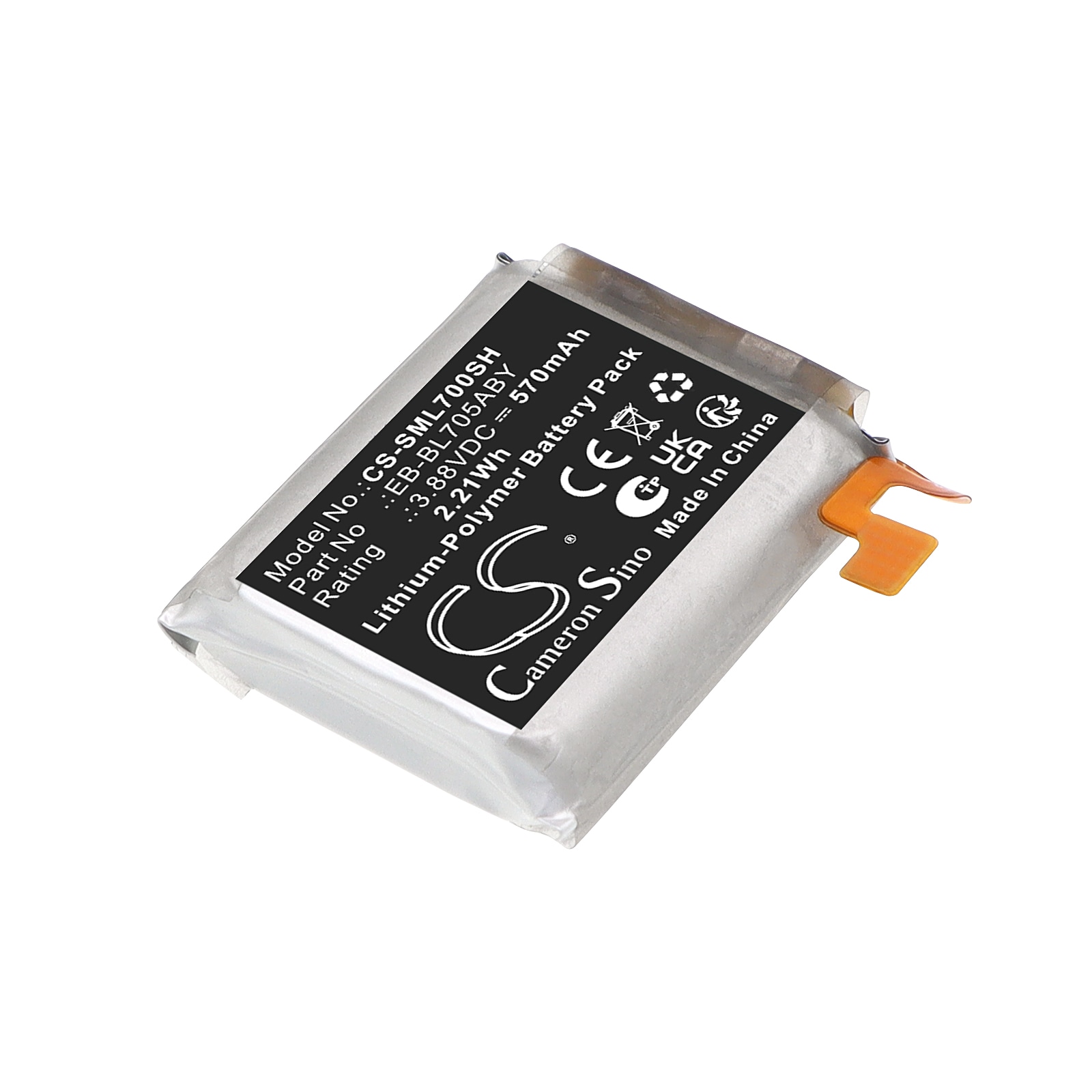 Batteri til smartklokke for Samsung Galaxy Watch 7 Ultra 47 mm, SM-L705F m.fl.