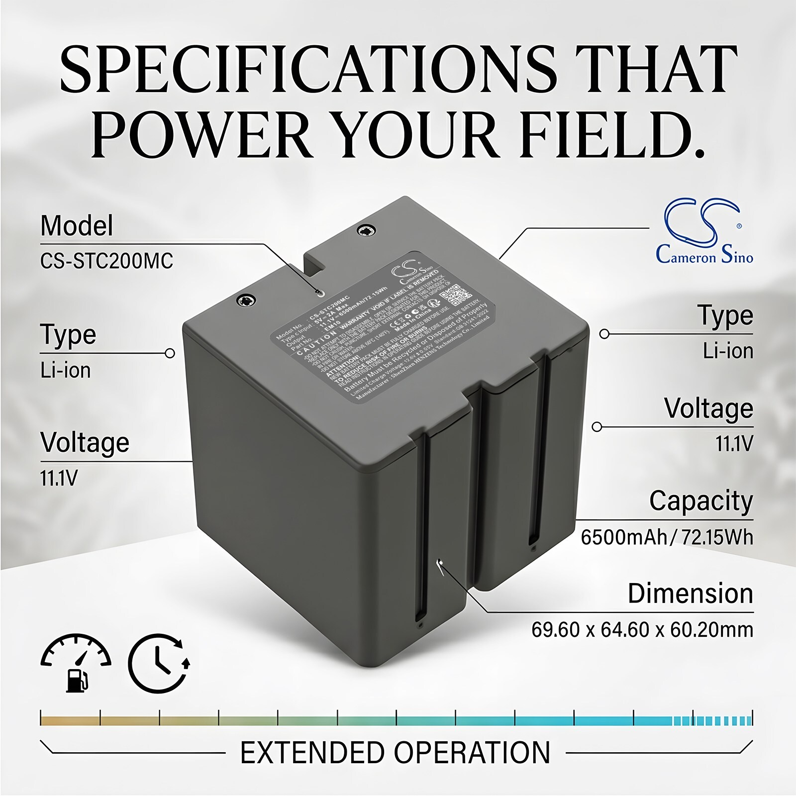 Batteri til sport og friluftsliv for Stealth Cam  Revolver,  Revolver 36MP 360 m.fl.