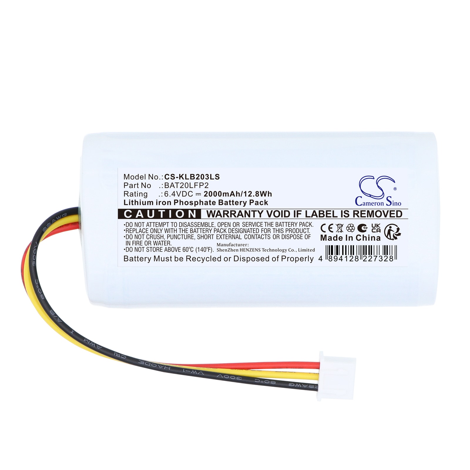 Batteri til nødbelysning for Kosnic LED-armaturer BEM203/ST