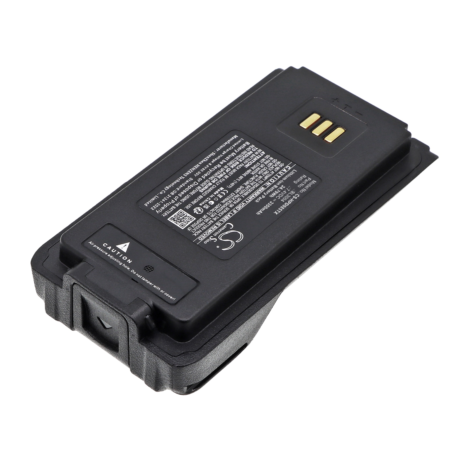 Batteri til toveis radio for Hytera PD980, PD980, PD985 m.fl.