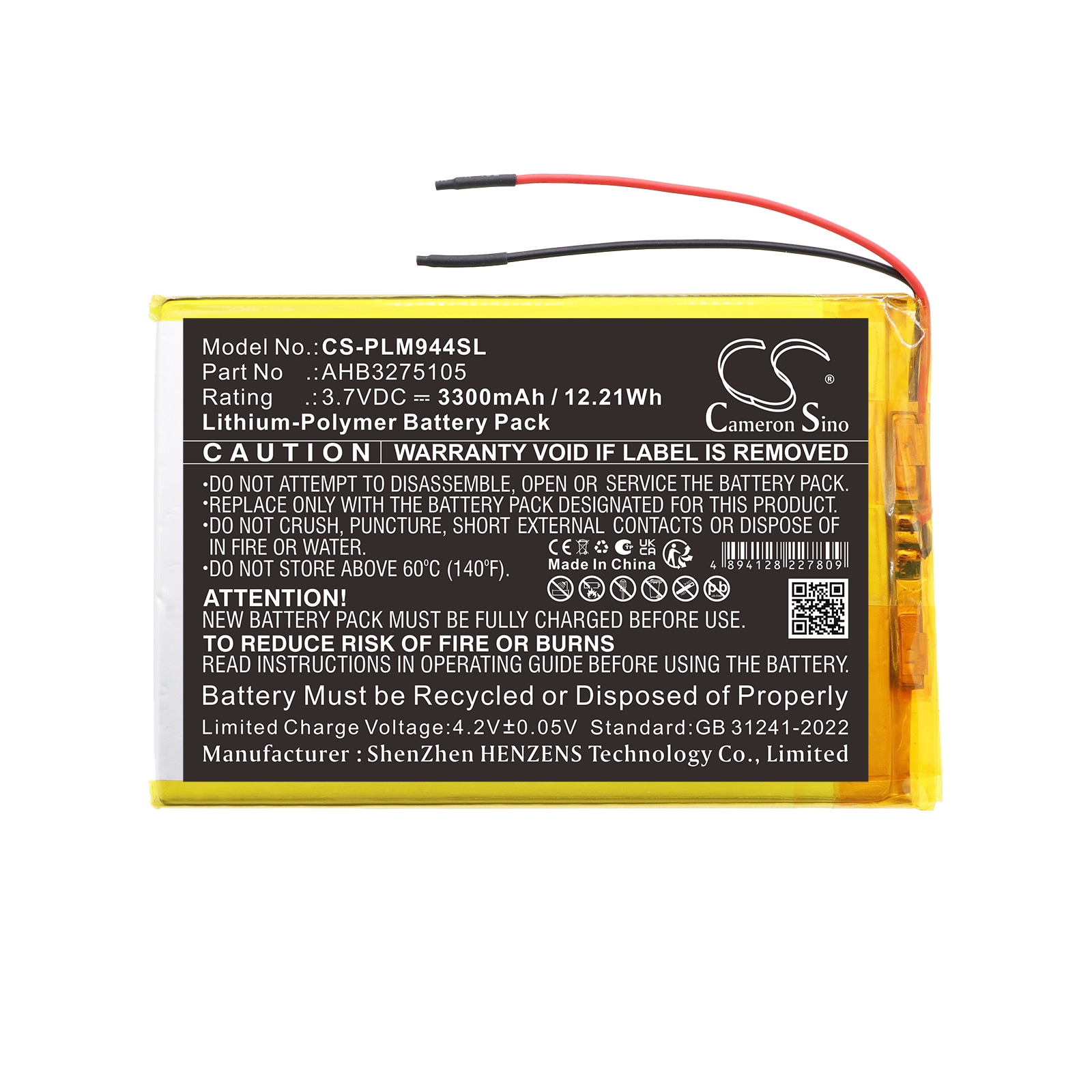 Batteri til nettbrett for Polaroid MIDB944PXE