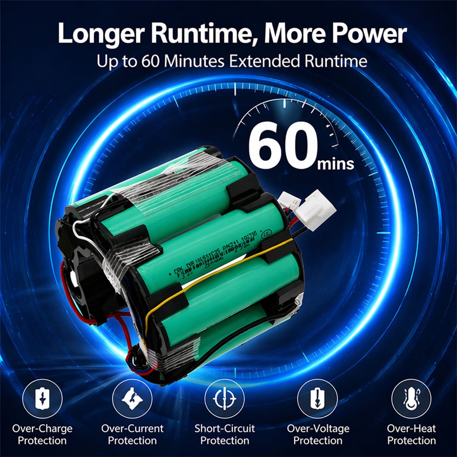 Batteri til støvsugeren AMICA Aura VM7050