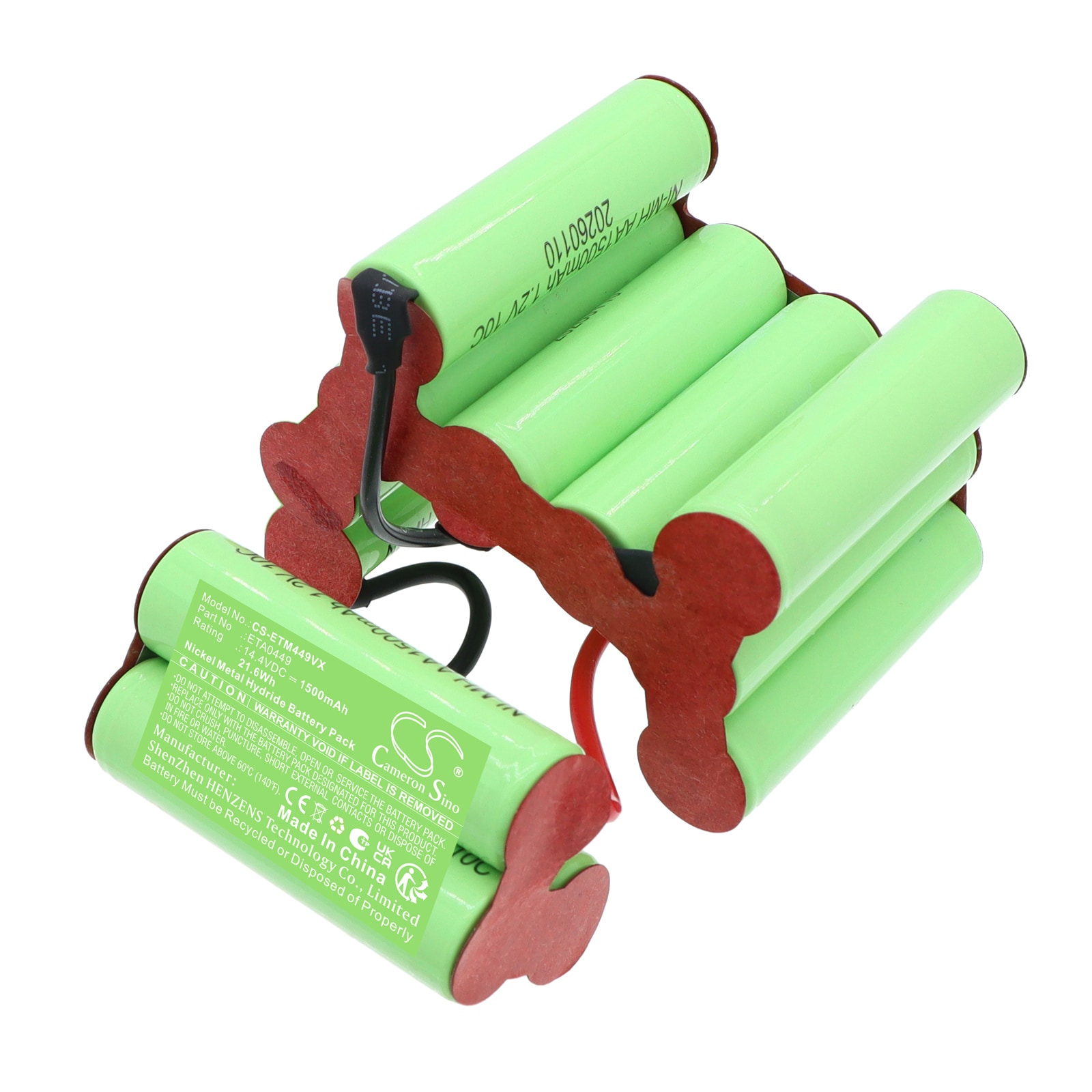 Batteri til støvsuger for ETA 0449, 0449 90000, 0449 Moneto