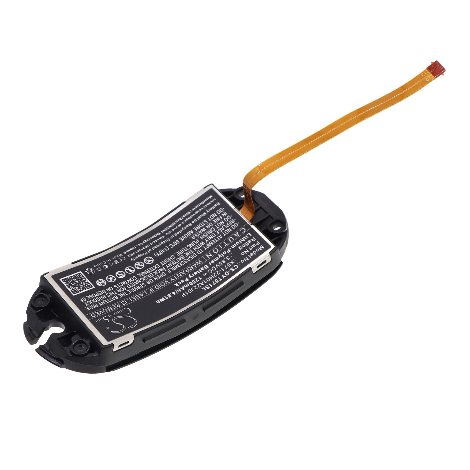 Batteri til trådløst headset for Dyson OnTrac-hodetelefoner, Ontrac WP02