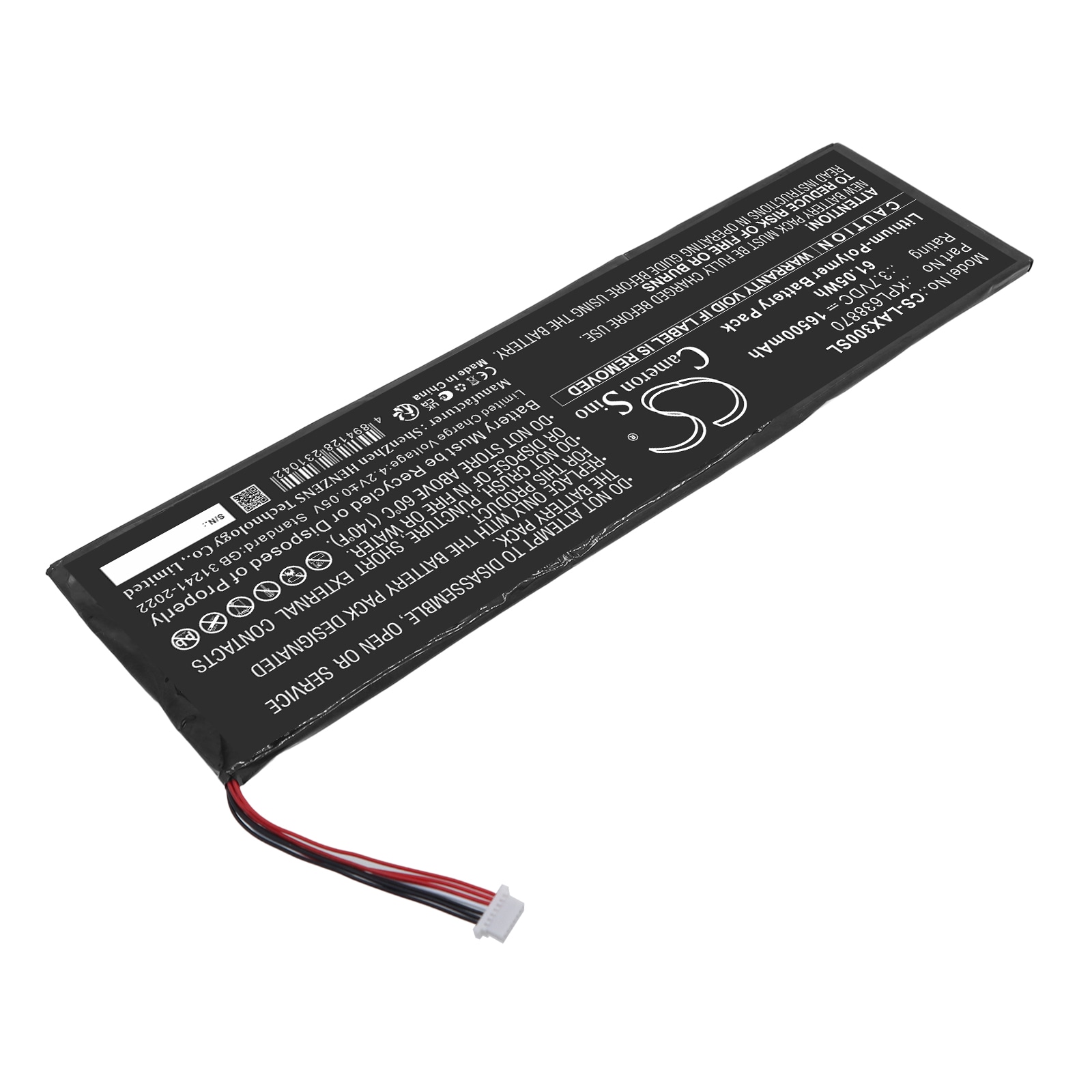 Batteri til diagnoseskanner for Launch X-431 PAD 3, X-431 PAD III m.fl.