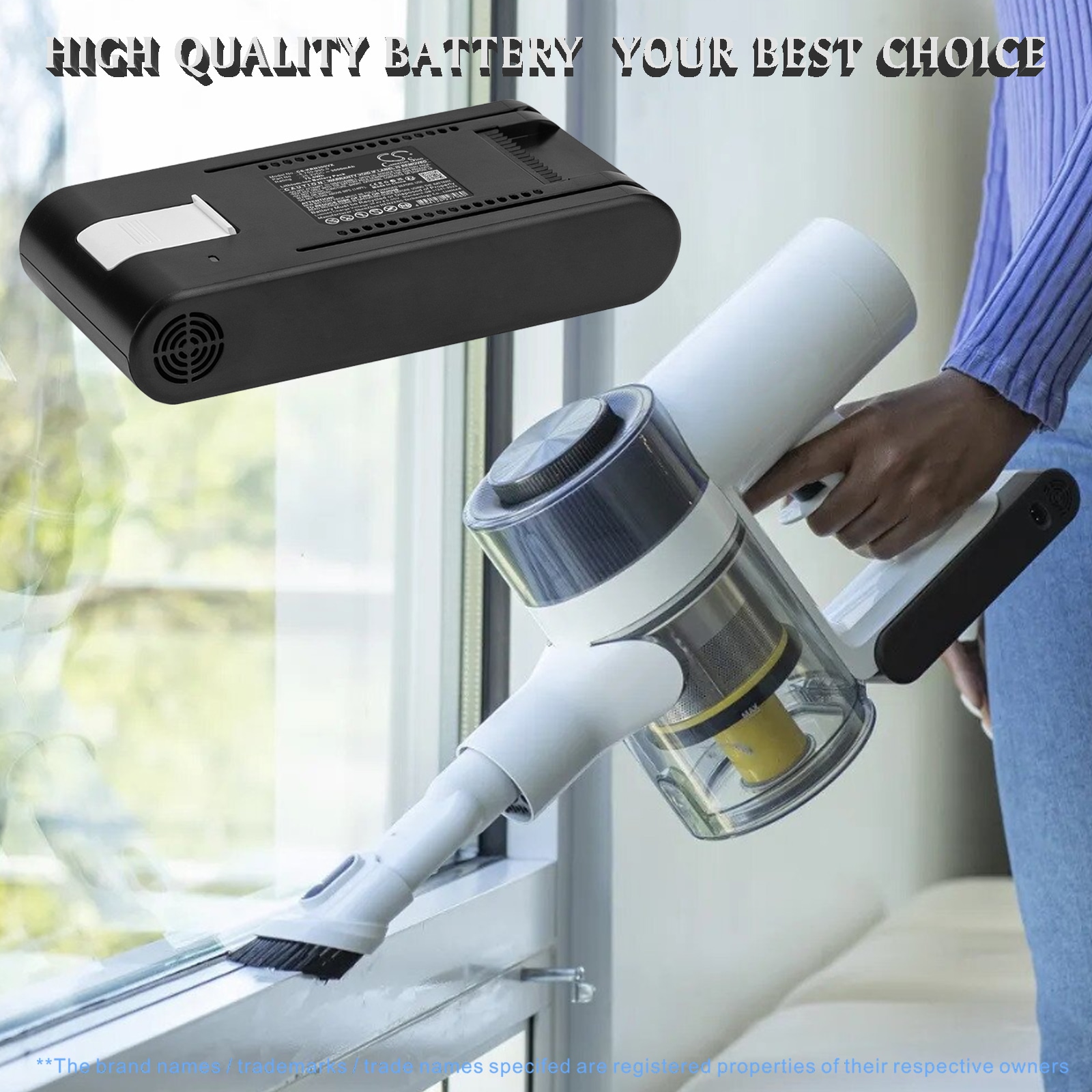Batteri til støvsuger for KARCHER VCN 3, VCN 3 Cordless Vacuum Cleaner, VCN 4 m.fl.