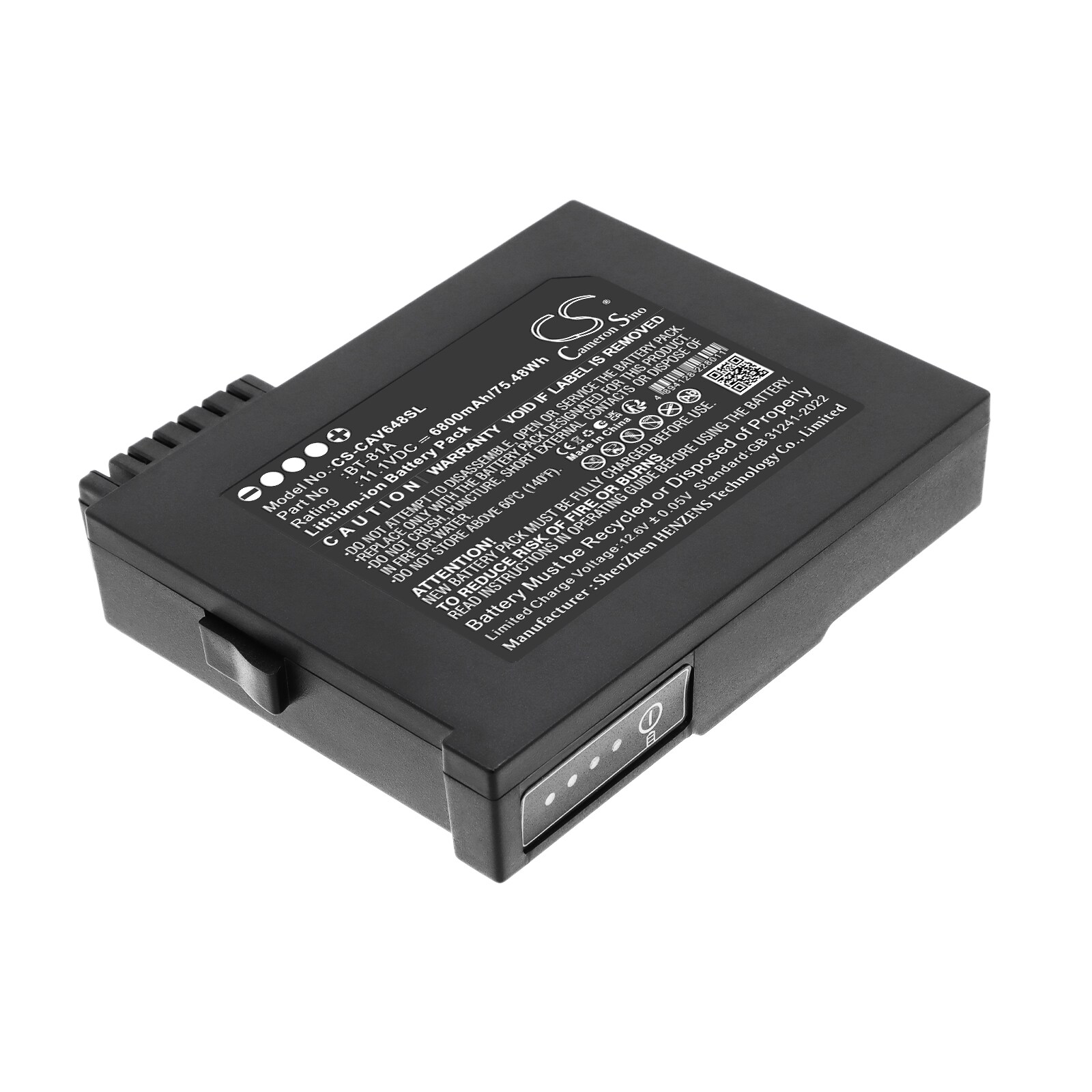 Batteri til kartlegging og testing, utstyr til CETC AV6481