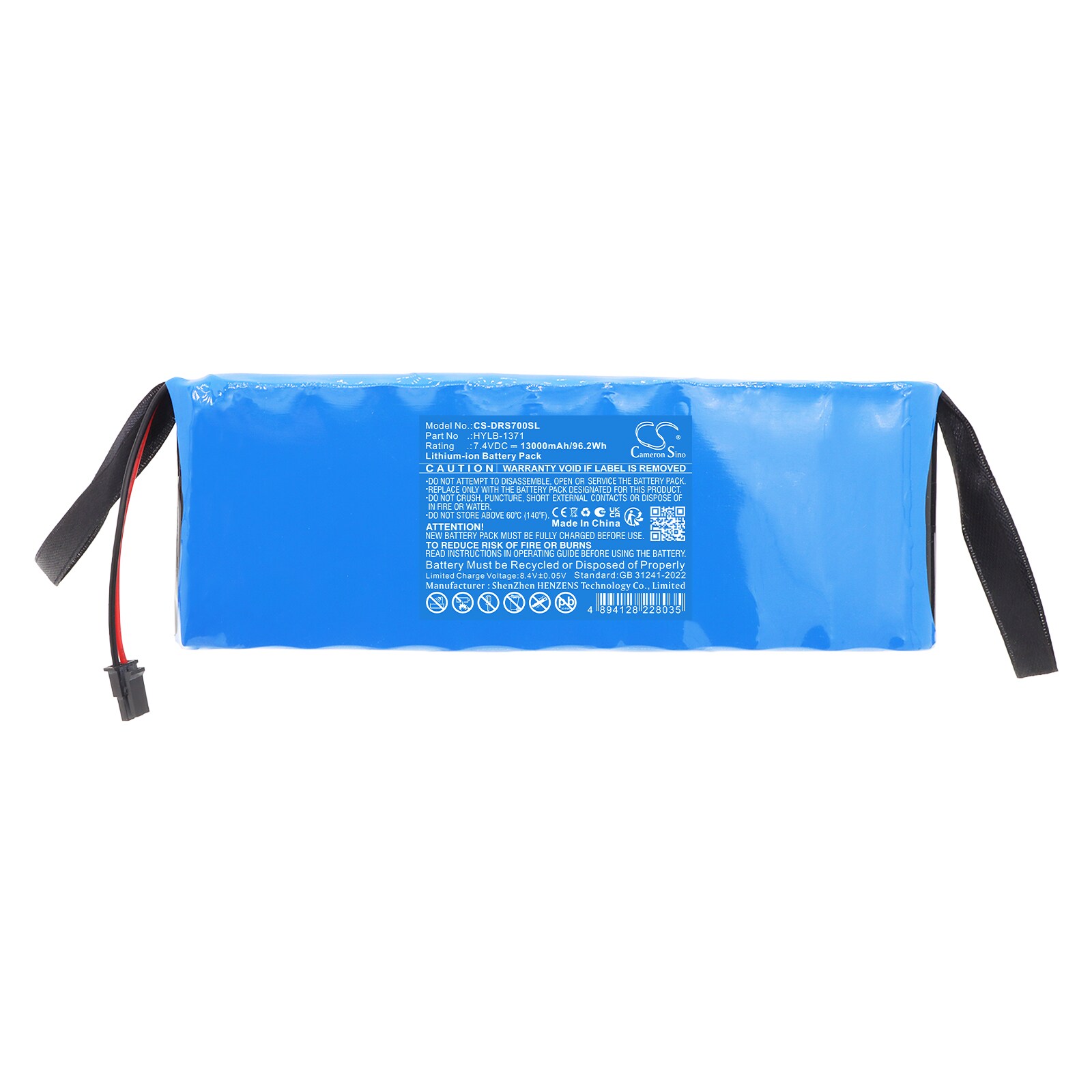 Batteri til kartlegging, testing, utstyr til Deviser S7000, S7200