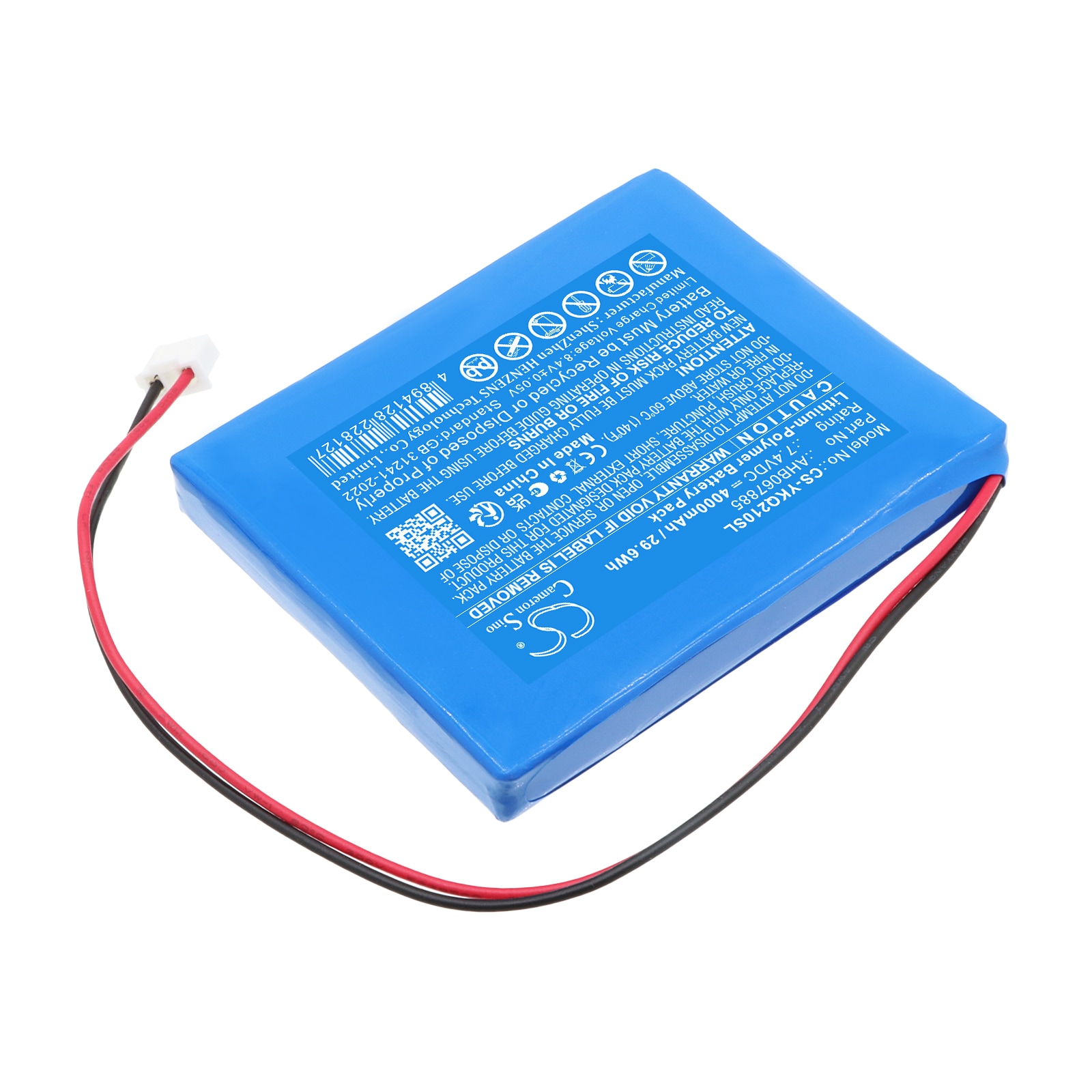 Batteri til kartlegging og testing, utstyr til Yokogawa AQ2100