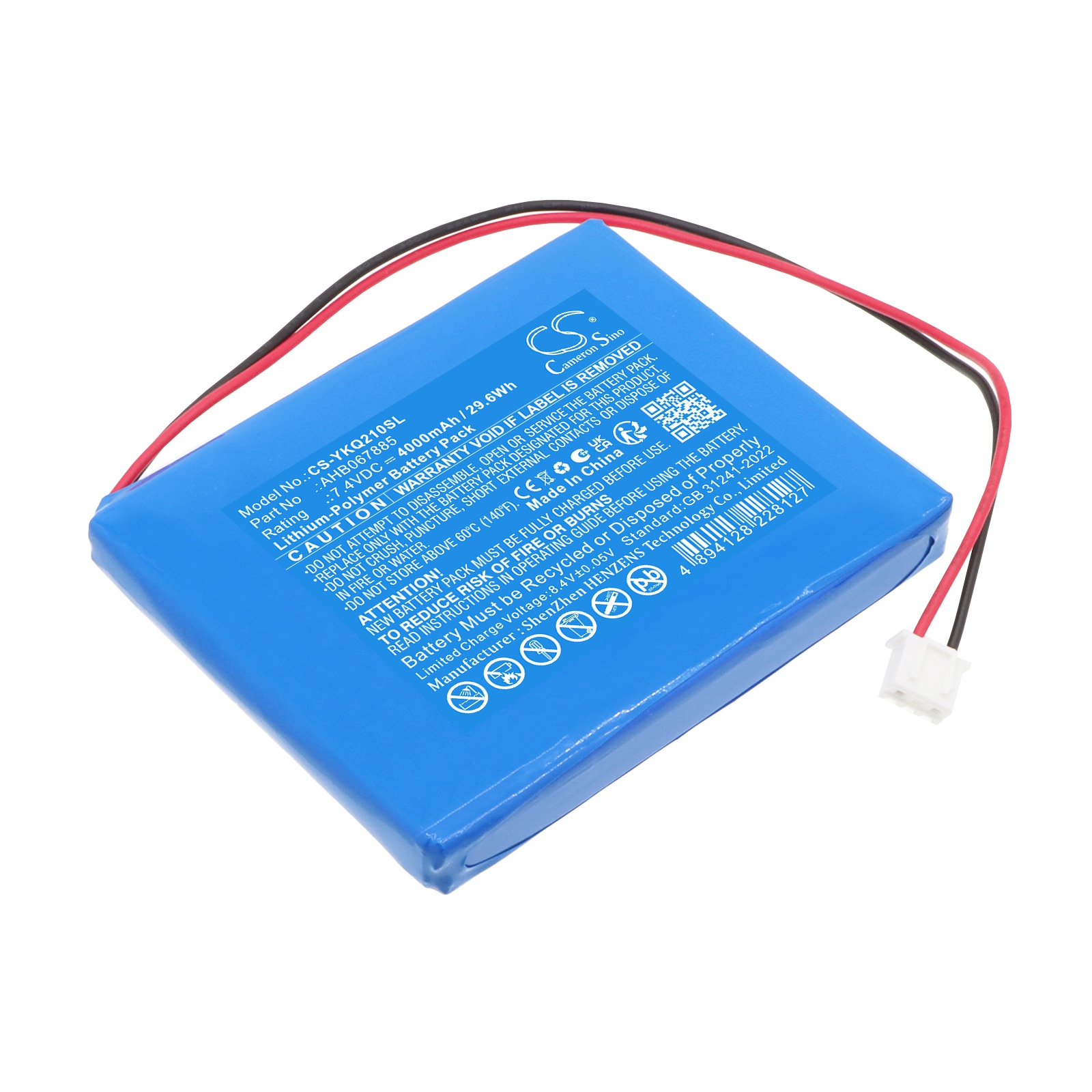 Batteri til kartlegging og testing, utstyr til Yokogawa AQ2100