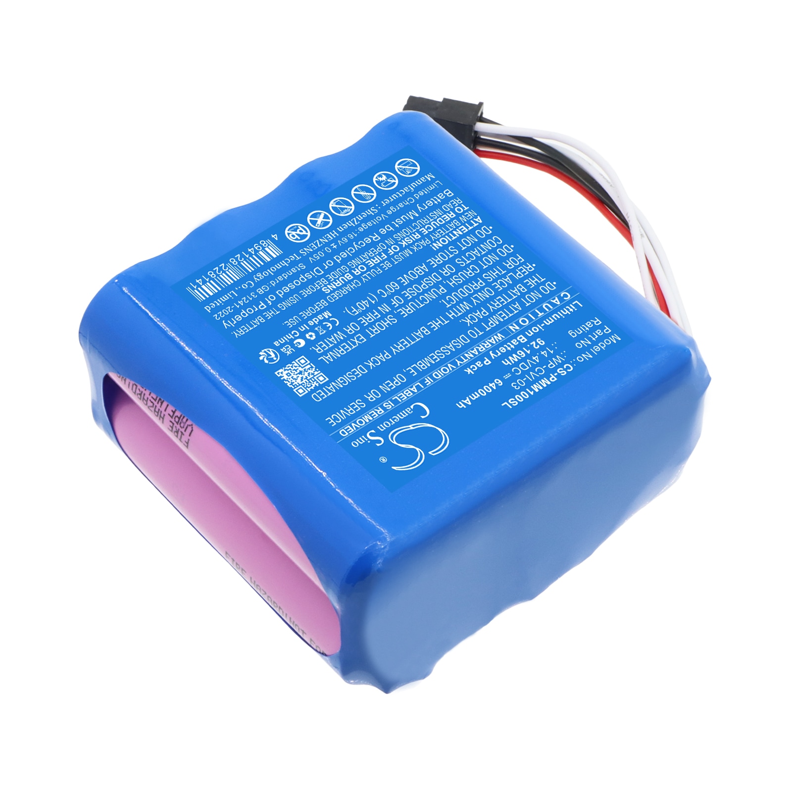Batteri til kartlegging og testing, utstyr til Particle Measuring Systems AC100