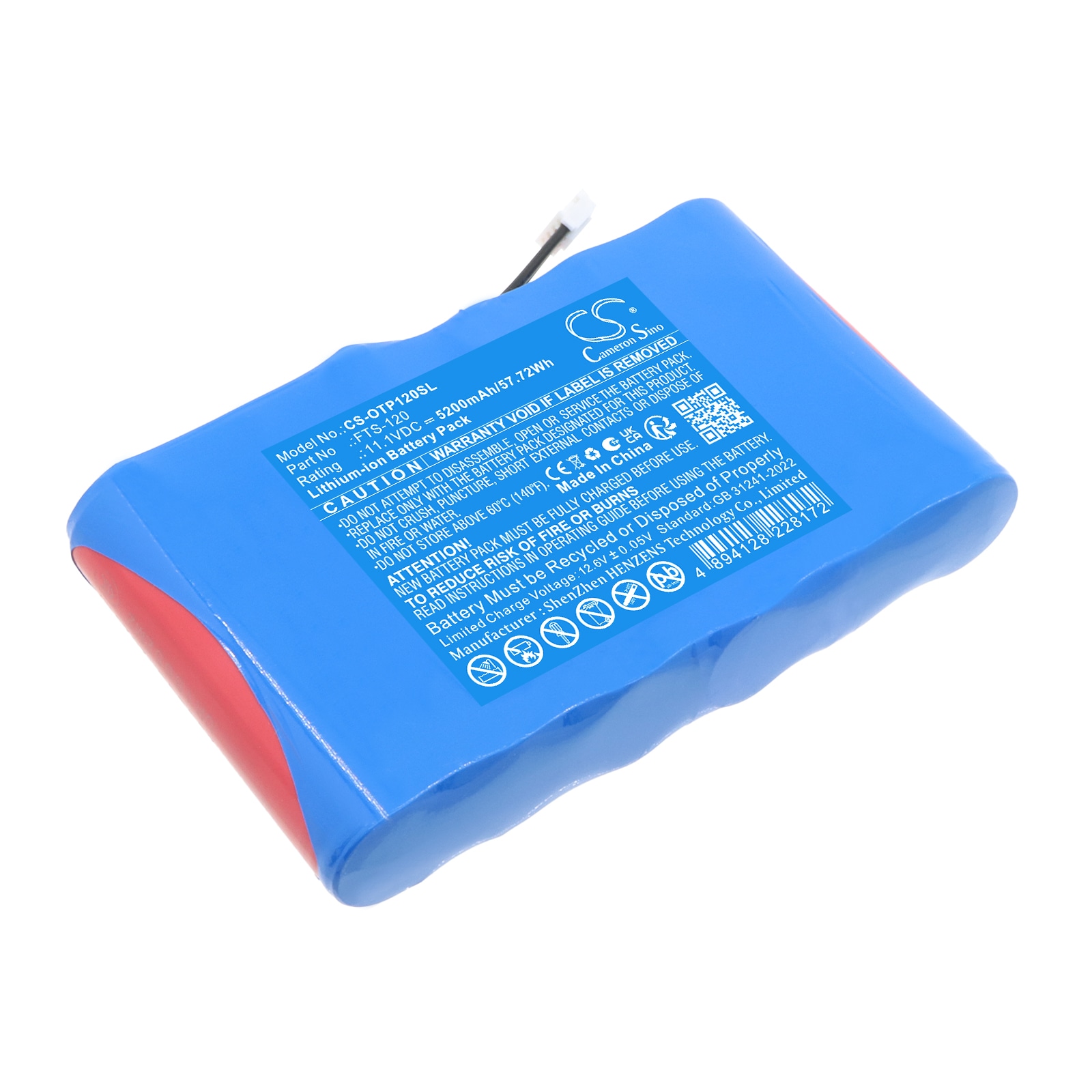 Batteri til kartlegging og testing, utstyr til OPWILL PFS-120