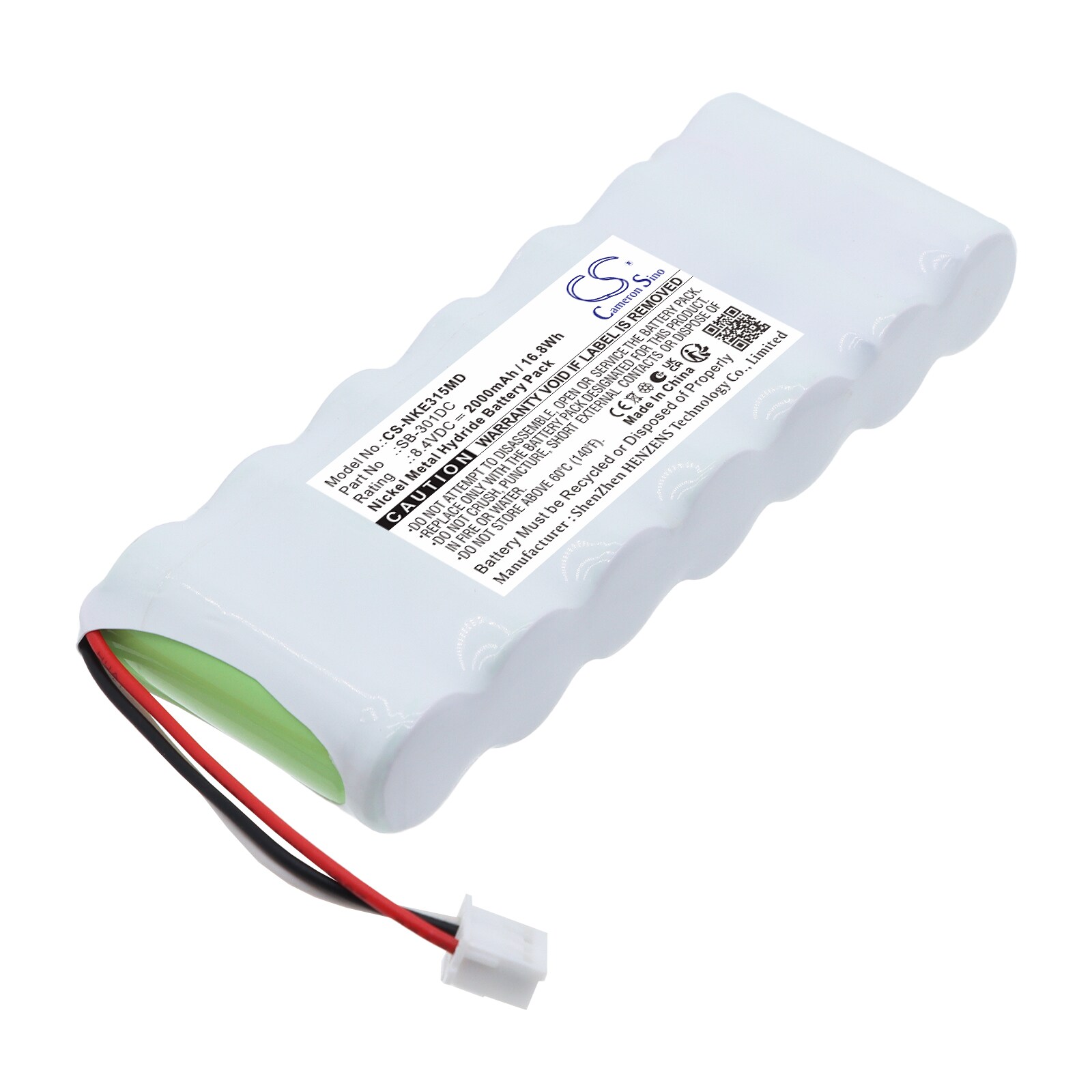 Batteri til medisinsk utstyr for Nihon Kohden ECG-3150 Cardiofax C