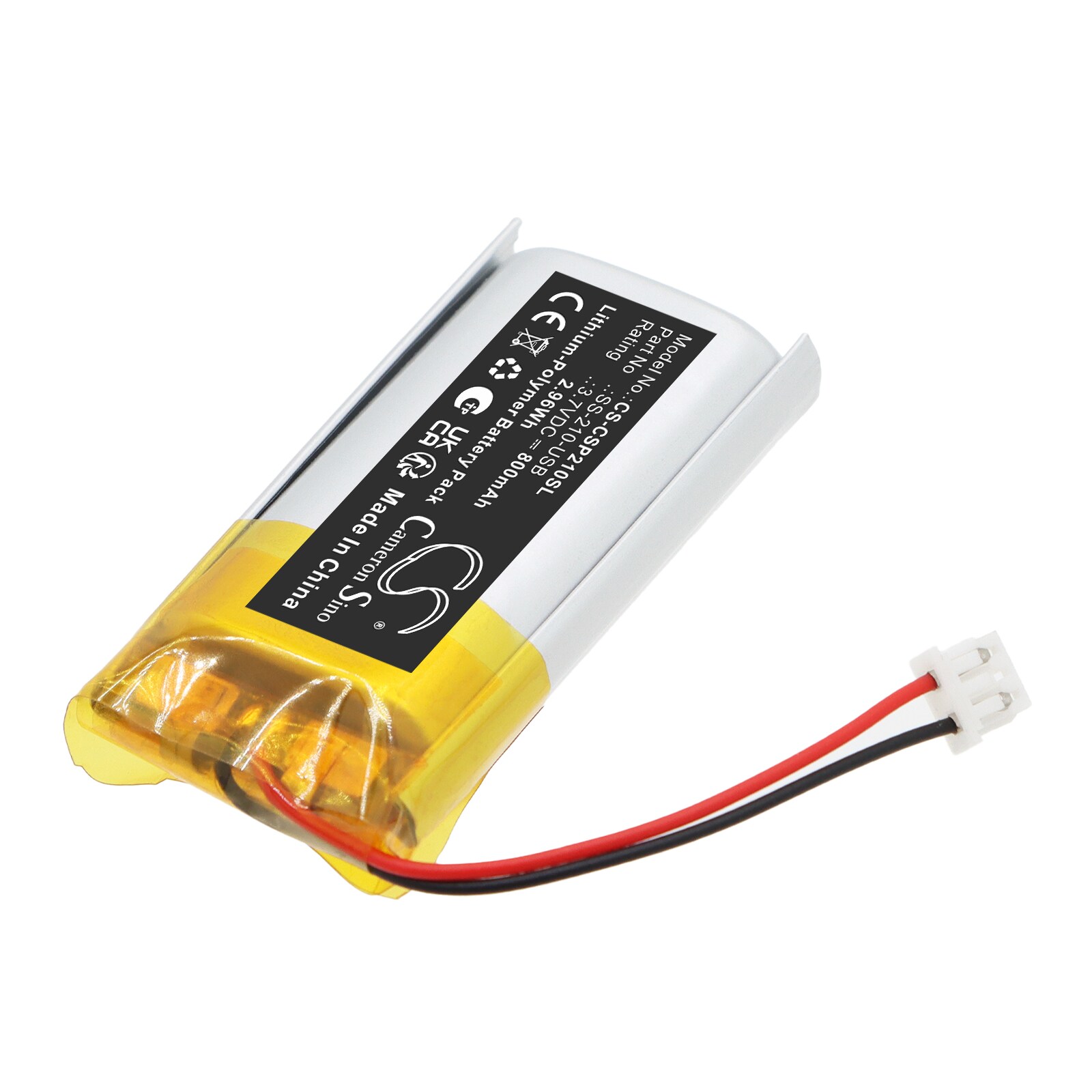 Batteri til sykkellykter for Cygolite Slingshot Pro 210 USB-baklykt