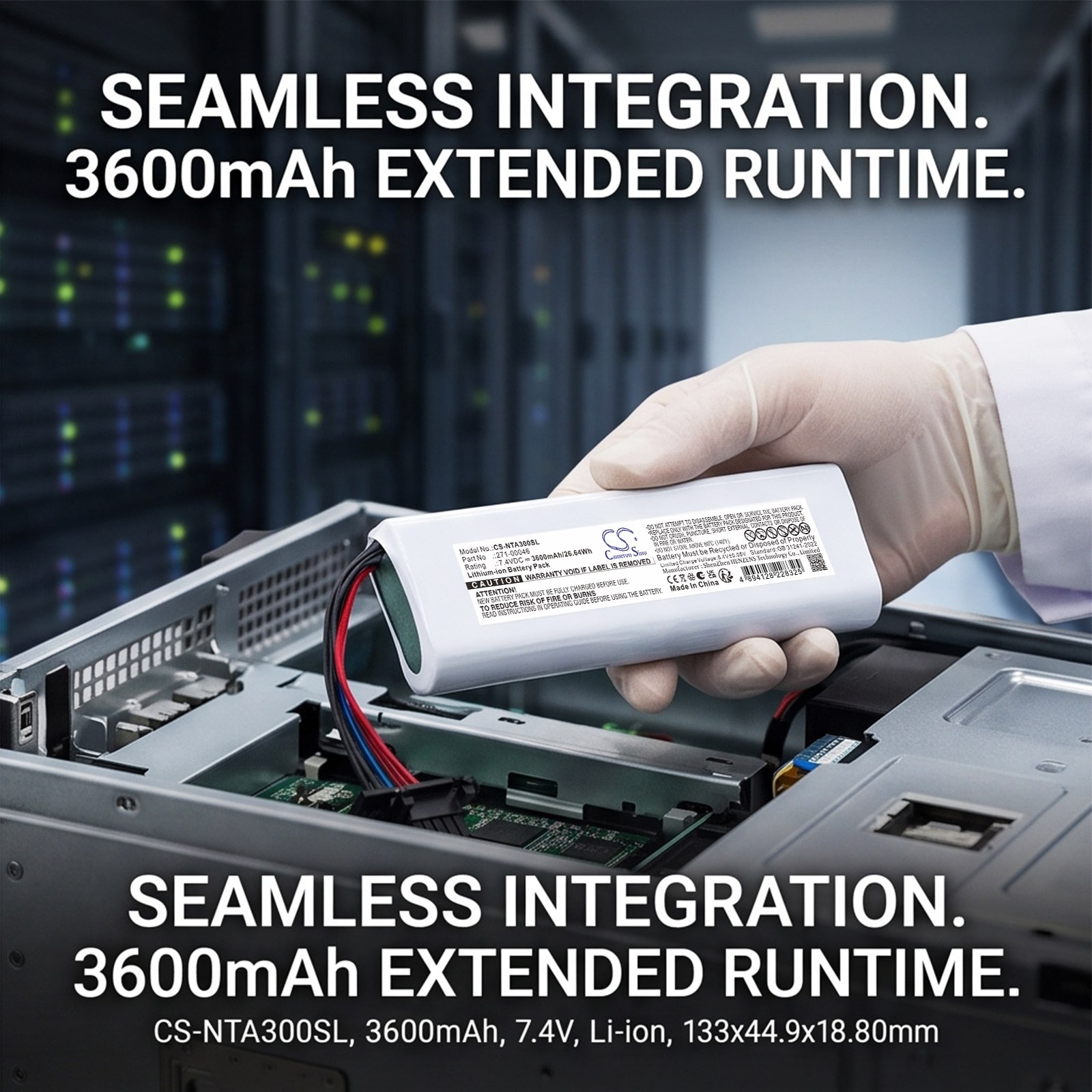 Batteri til RAID-kontroller for NetApp AFF A300, AFF A700, FAS8200 m.fl.