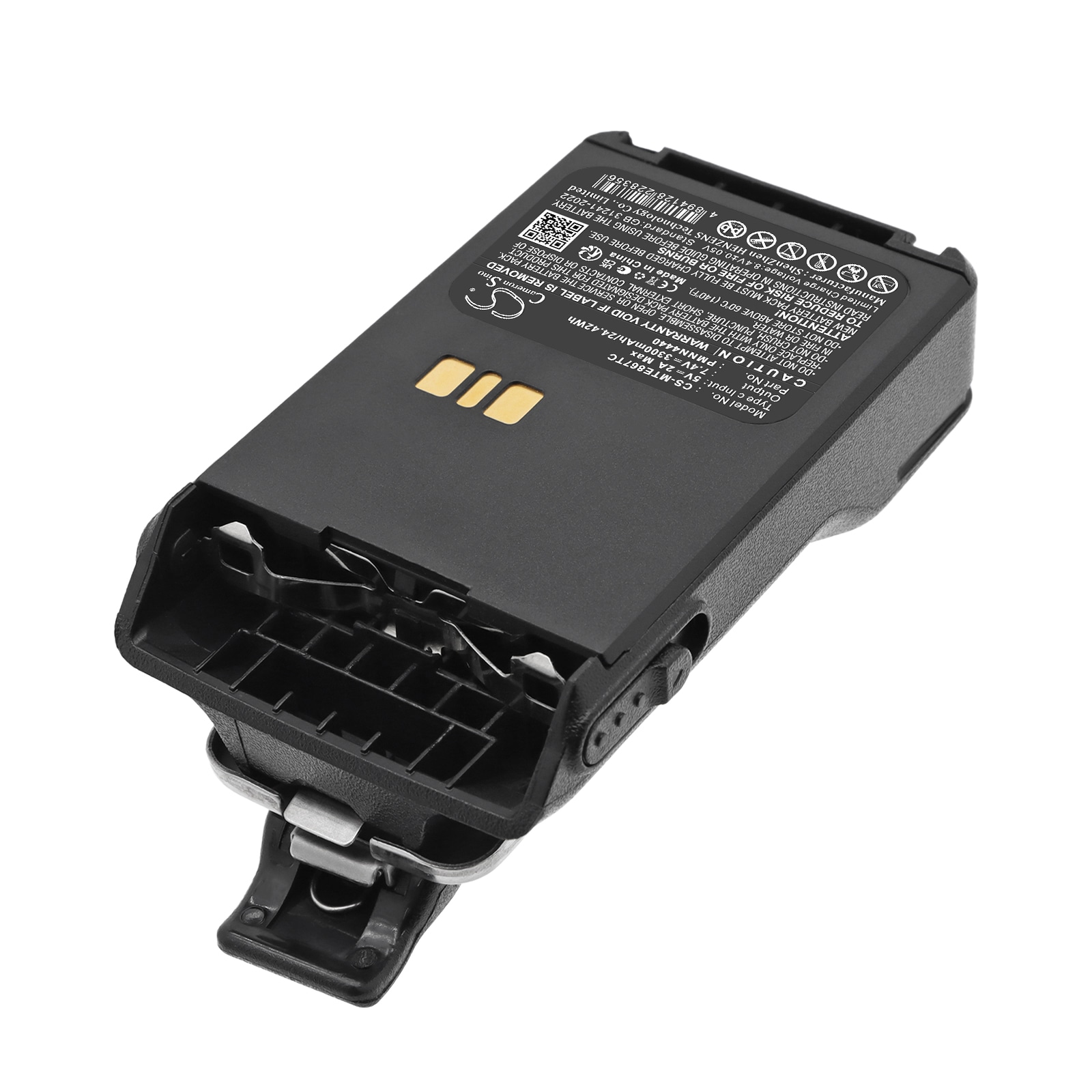 Batteri til toveis radio for Motorola DP3000e, DP3441, DP3441e m.fl.
