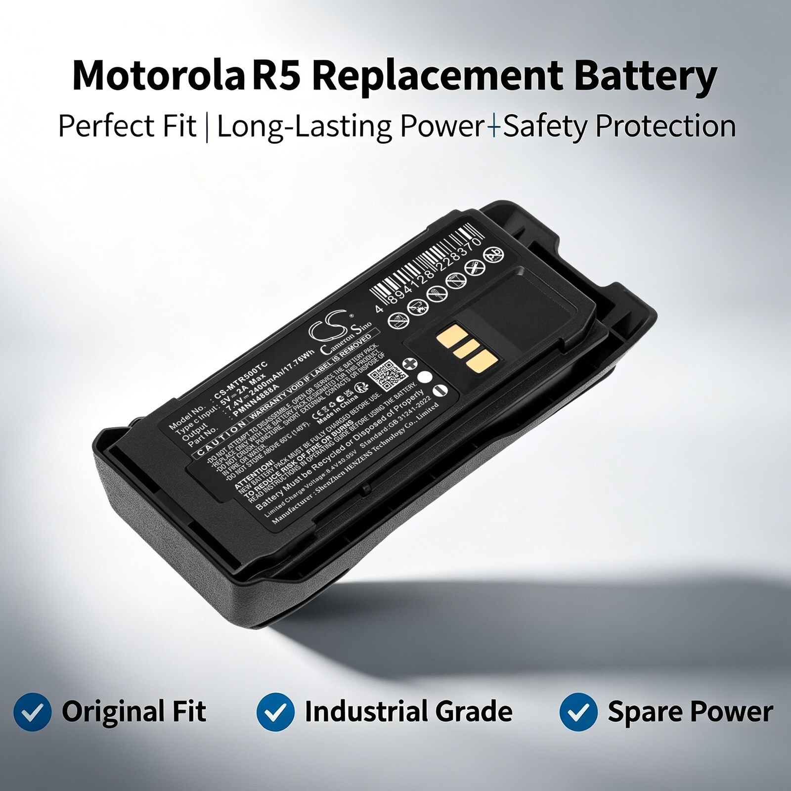 Batteri til toveis radio for Motorola R5