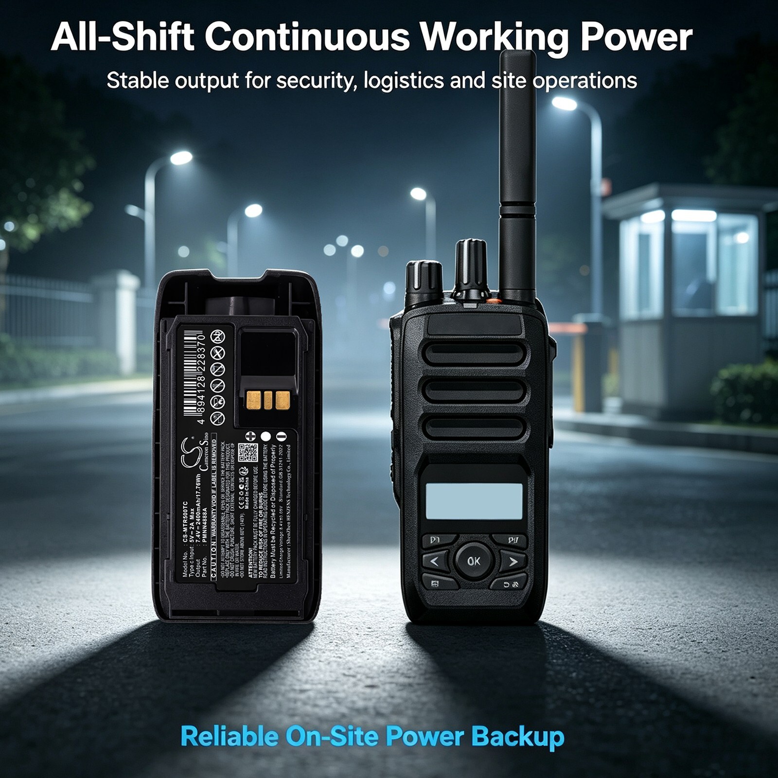 Batteri til toveis radio for Motorola R5