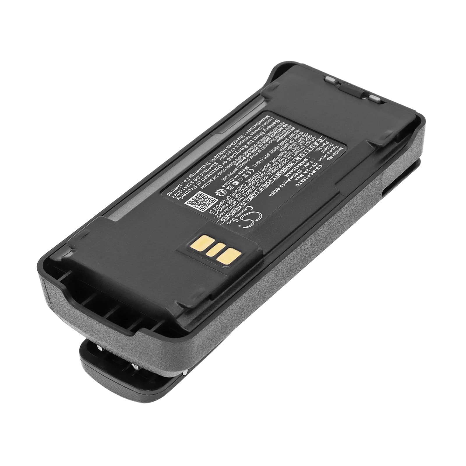 Batteri til toveis radio for Motorola CP040, CP100, CP100D m.fl.
