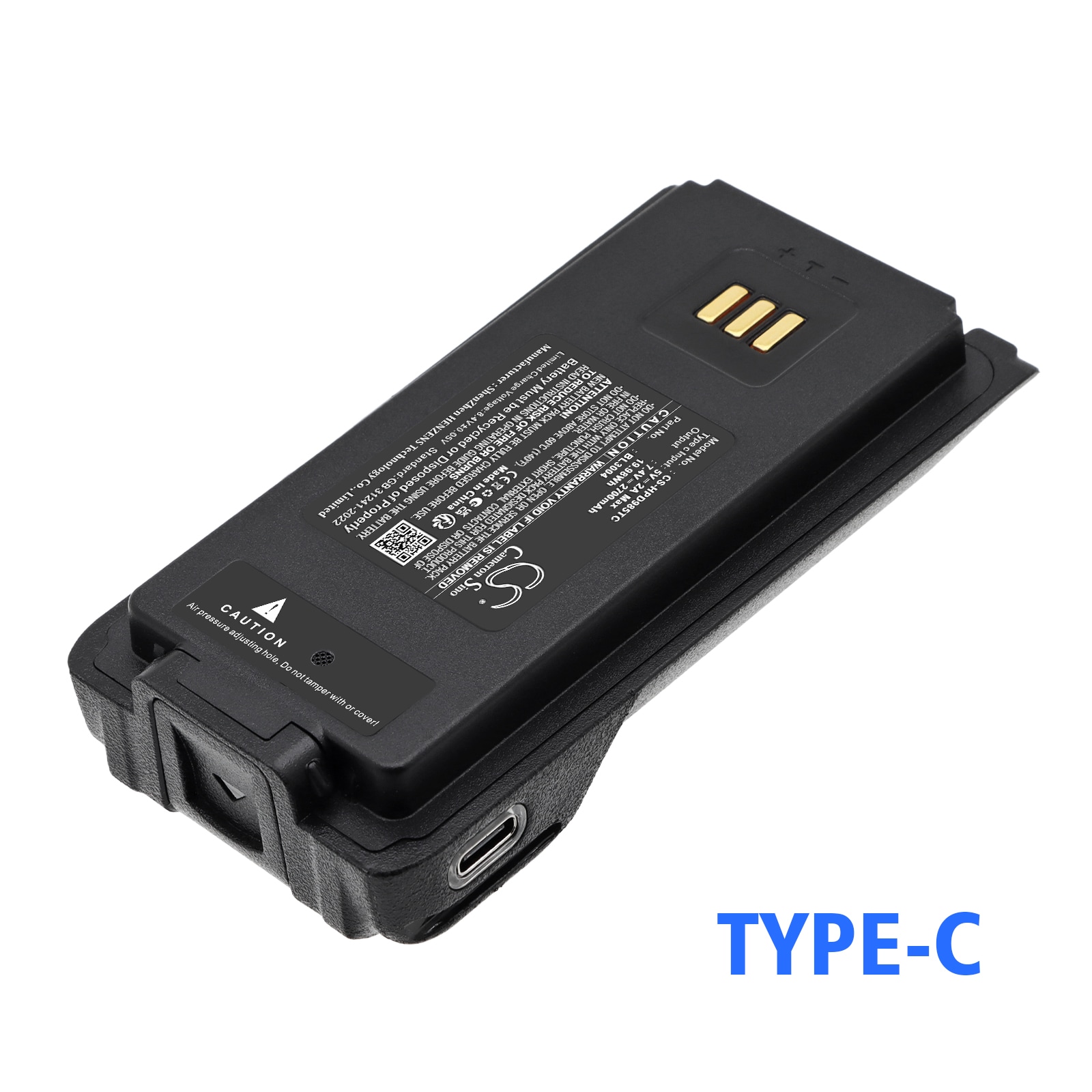 Batteri til toveis radio for Hytera PD980, PD980, PD985 m.fl.